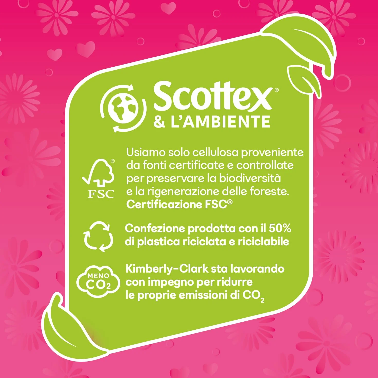 Scottex Amore di Casa Carta da Cucina 21 Rotoli 68 Strappi Carta Assorbente Rotoloni