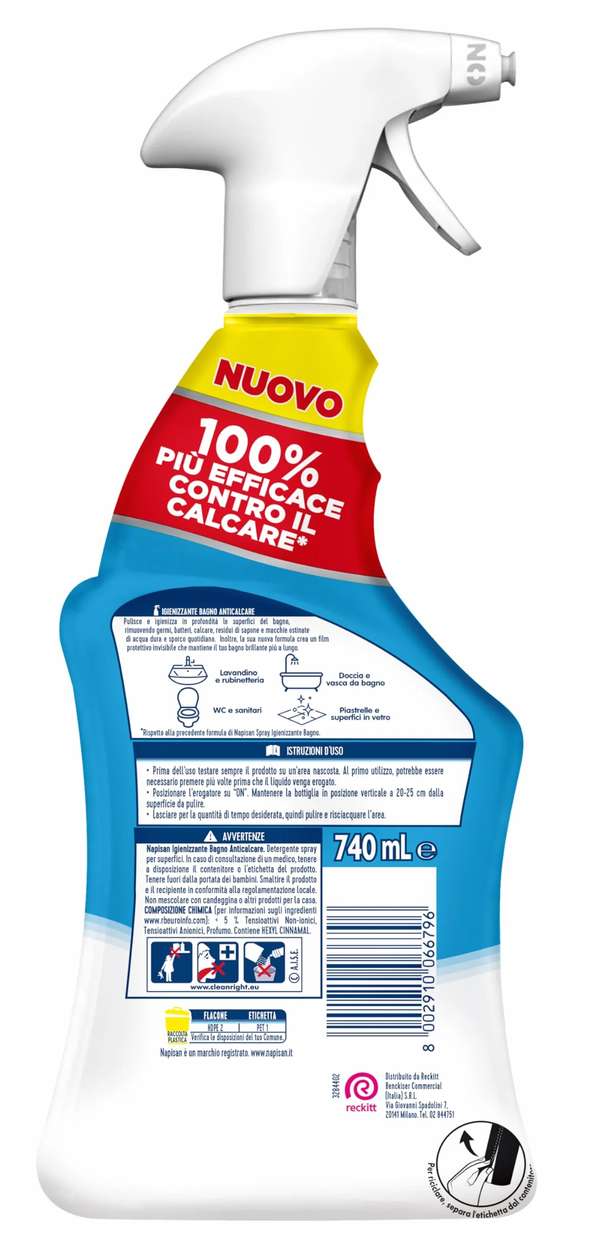 Napisan Spray Bagno Classic 740ml x3