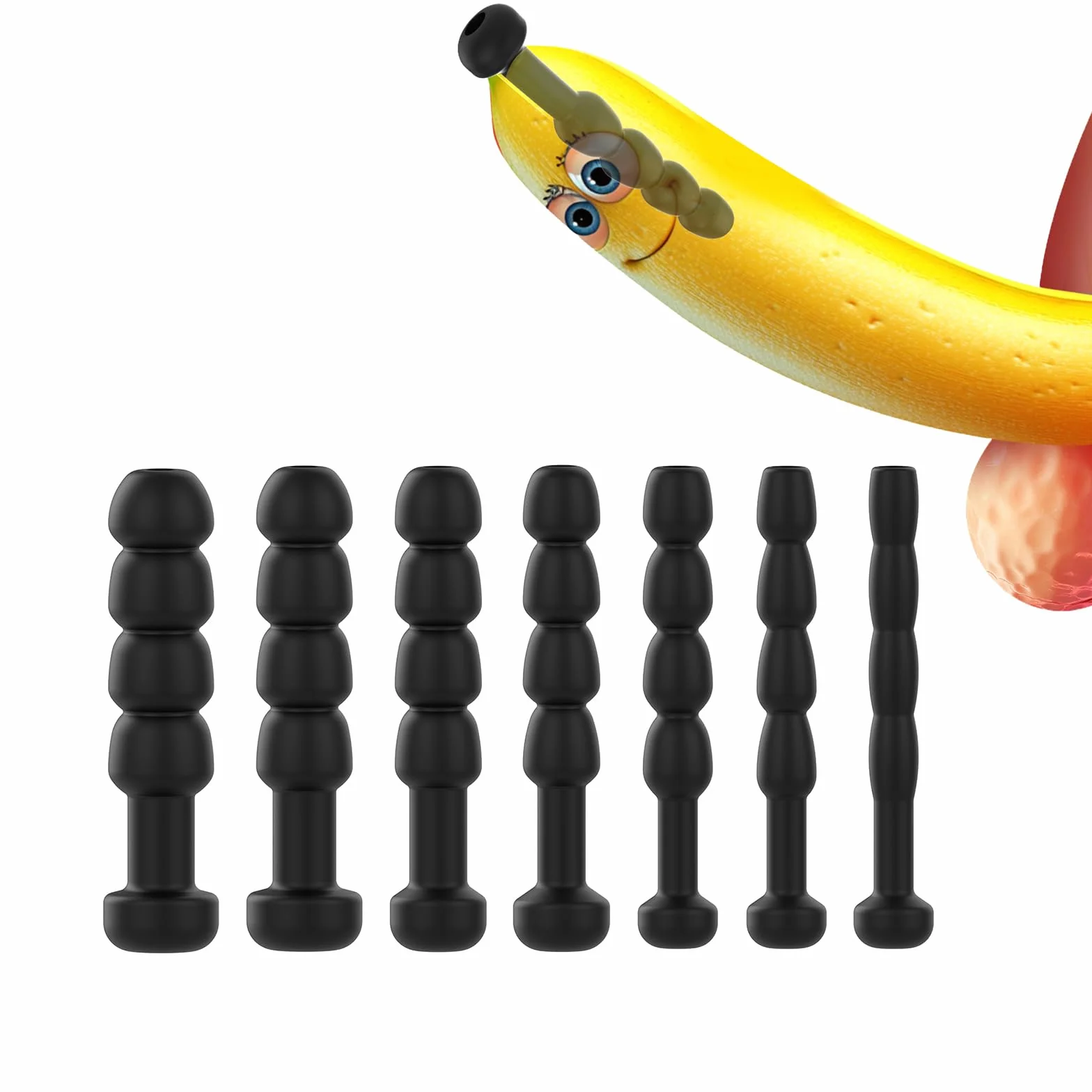 Plug Pene in Silicone Cavo Dilatatori Uretrali Uomini Penisplug Gioco Uretrale Massaggio Prostatico Giocattoli Sessuali Per Gli Uomini