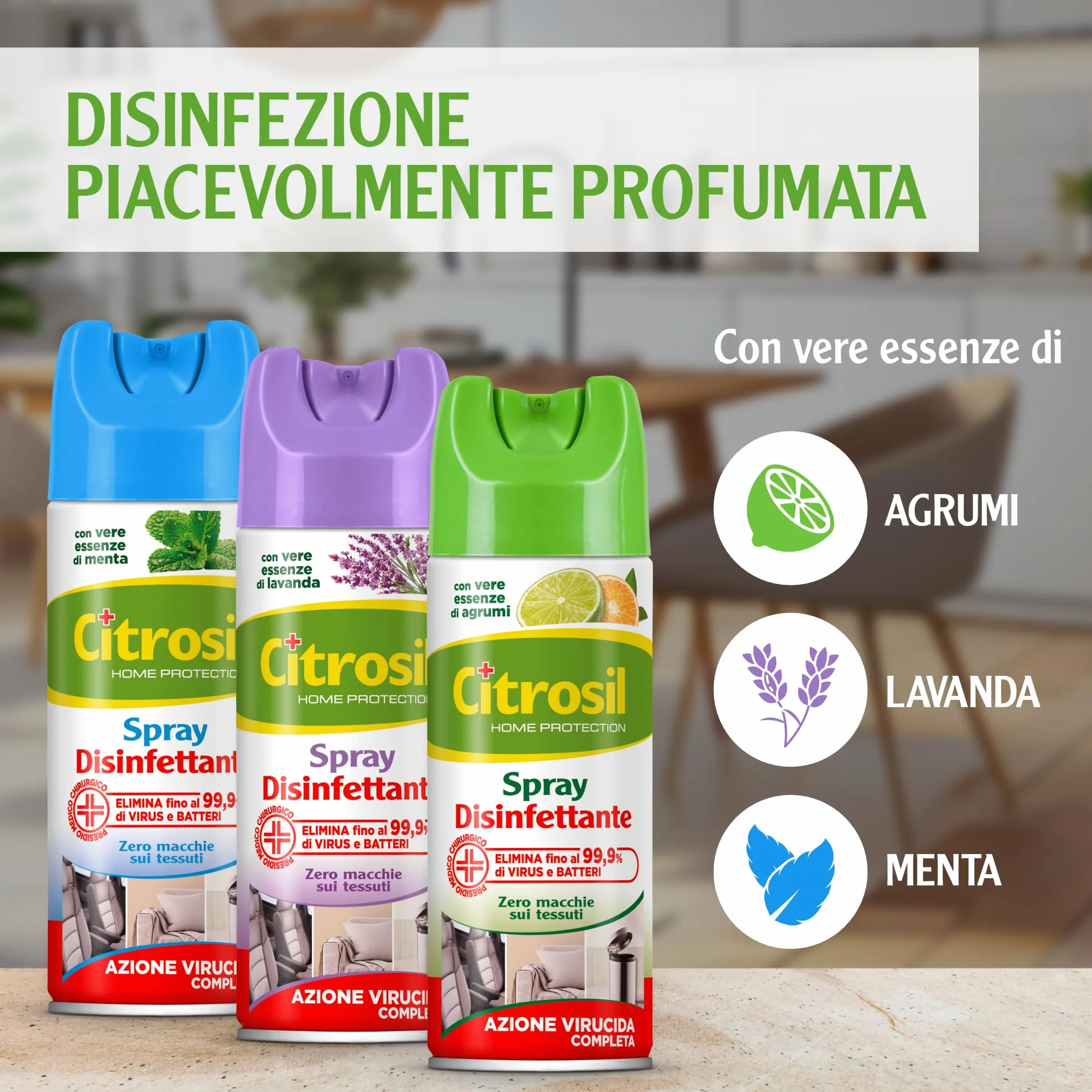 Citrosil Disinfettante Spray Virucida Lavanda 300 ml x 12 Confezioni