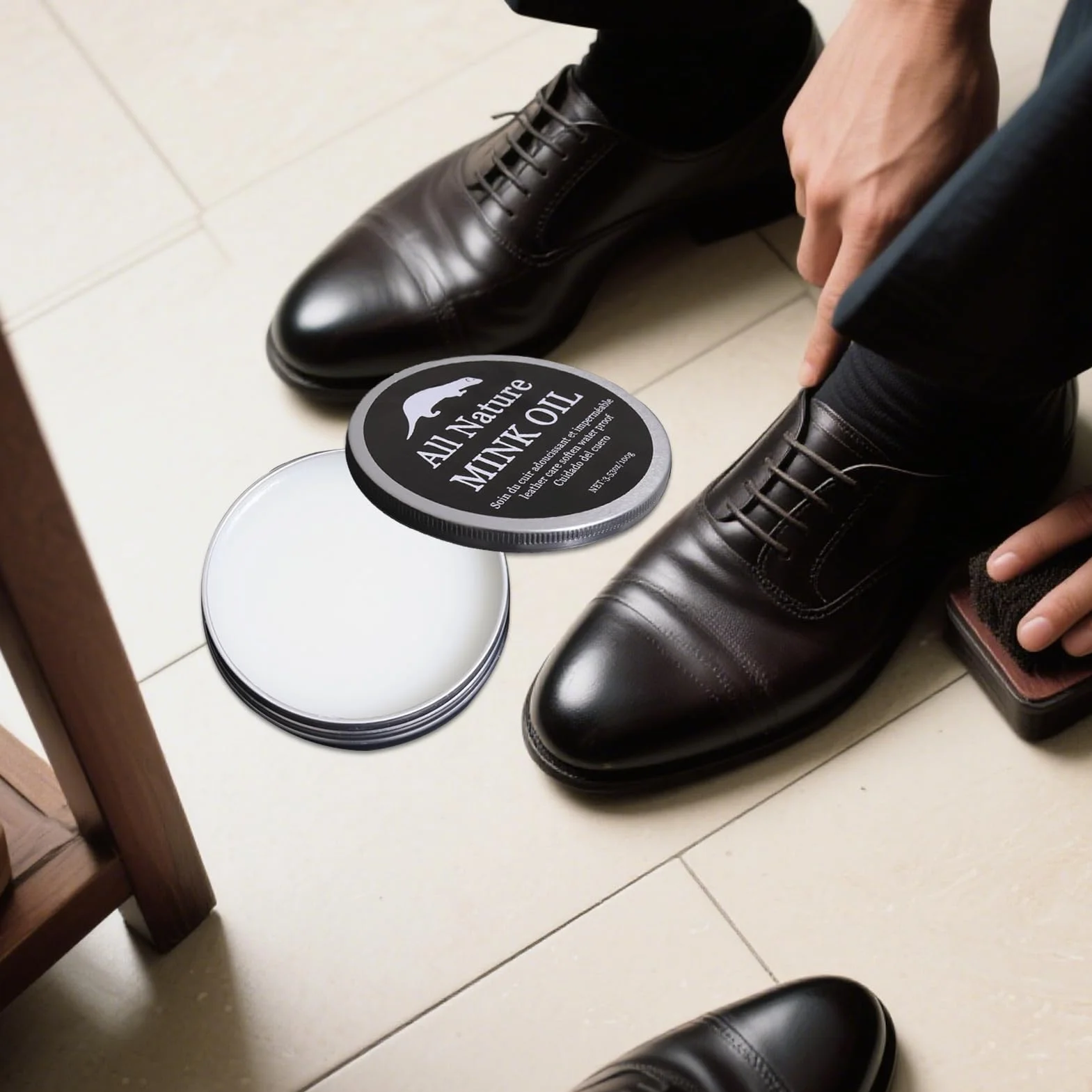 Crema Per Cuoio Rigenerante 100g - Manutenzione Cuoio per Scarpe, Borse e Pelle