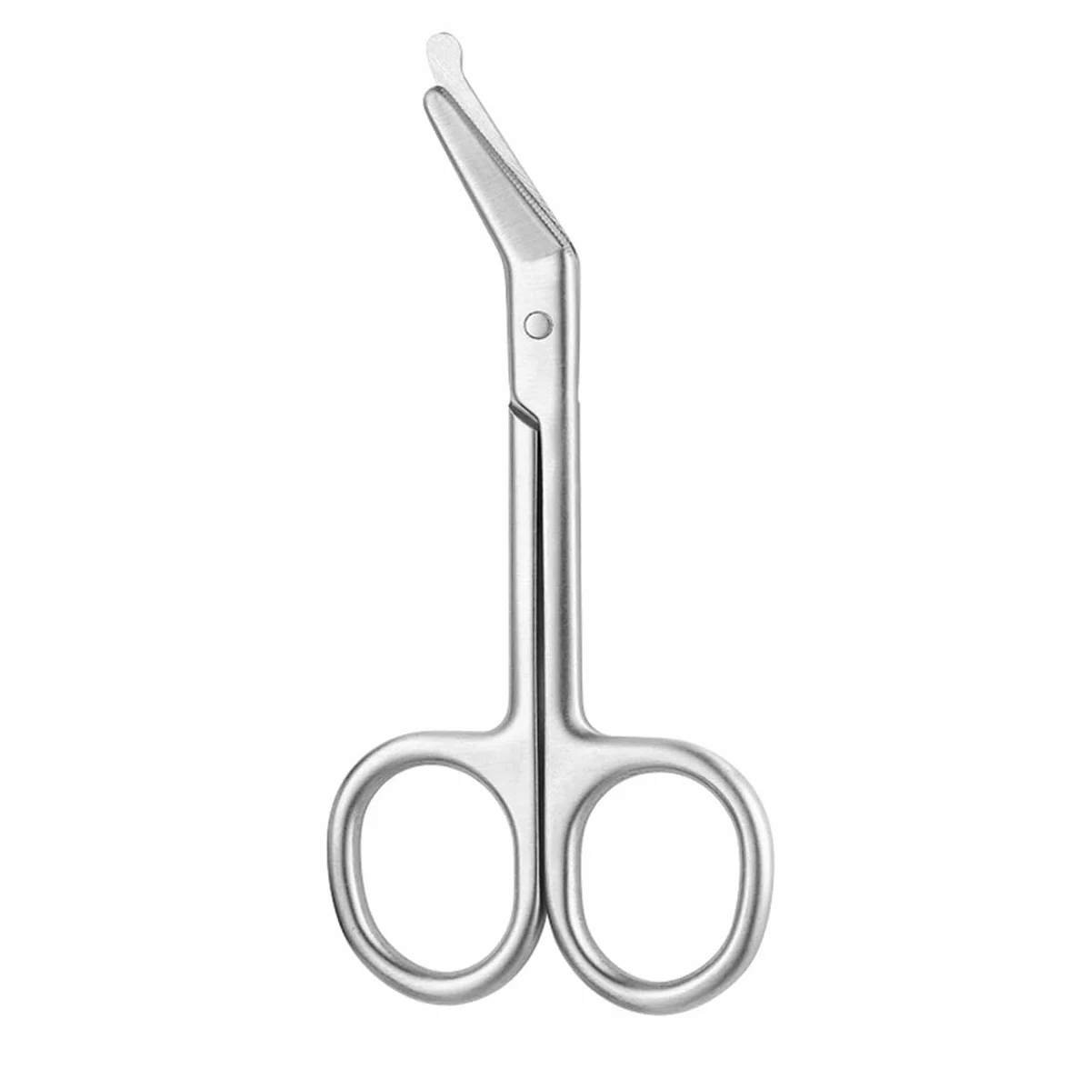 Forbici per stomia - Forbici per stomia con punta rotonda smussata per la cura della colostomia e ileostomia, in acciaio inossidabile, 11,2 cm, 1 pezzo
