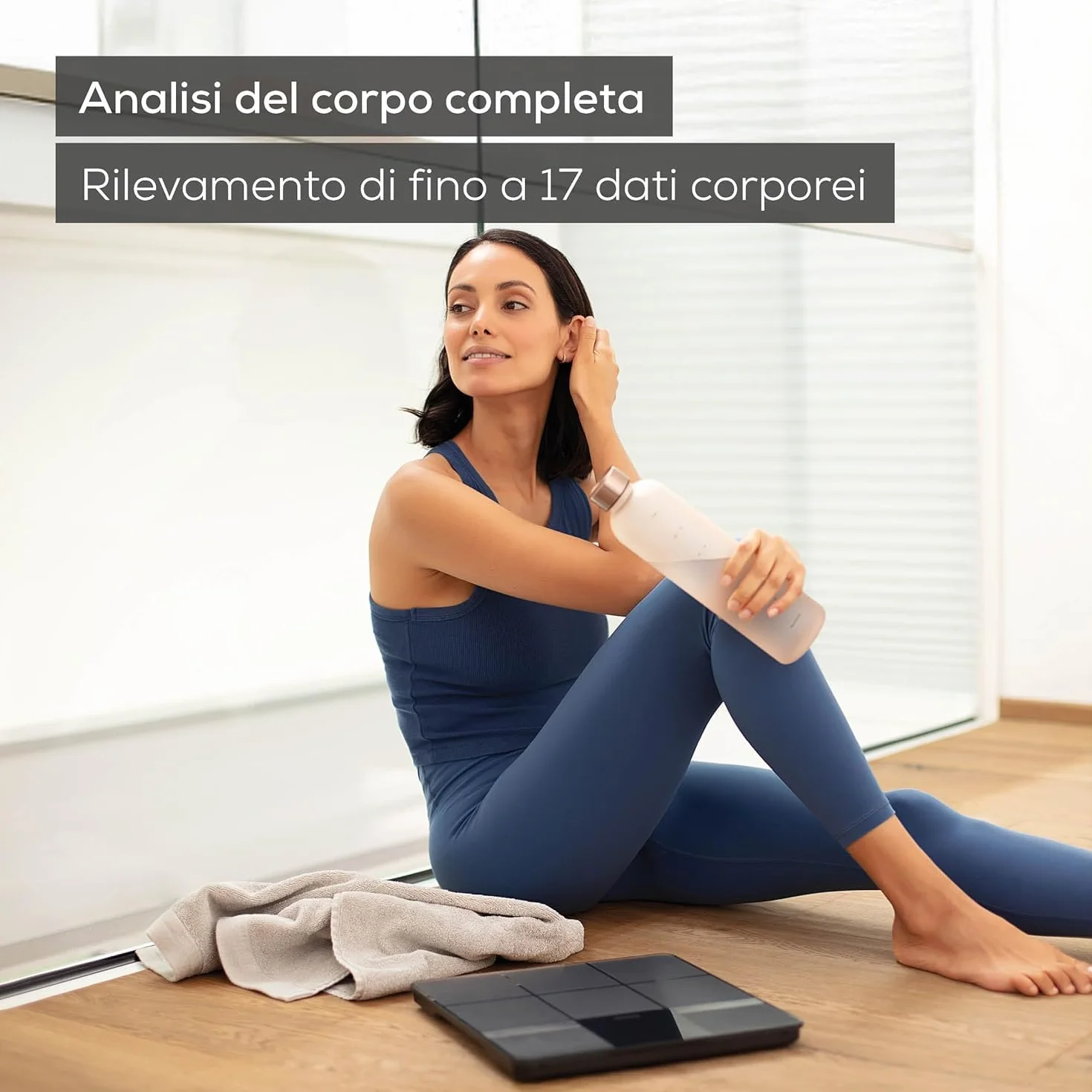 Beurer BF 450 bilancia pesapersone con Bluetooth, impedenziometrica digitale, 17 valori, 180 kg