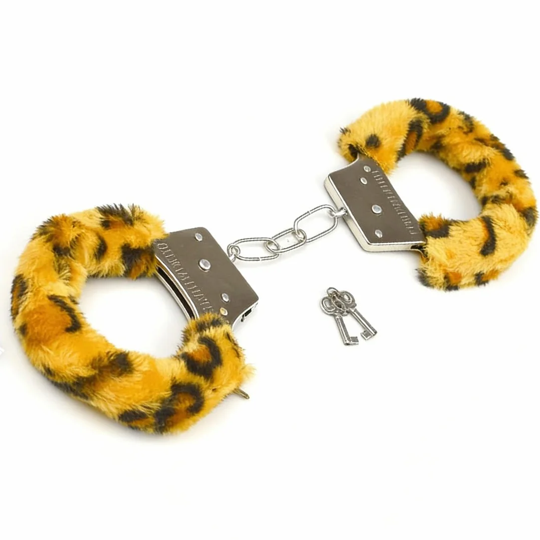 1200 Pezzi Manette per coppia, Manette per coppia letto, Mane-tte per giochi sessuali, Giocattoli sessuali per coppie(Stampa leopardata)