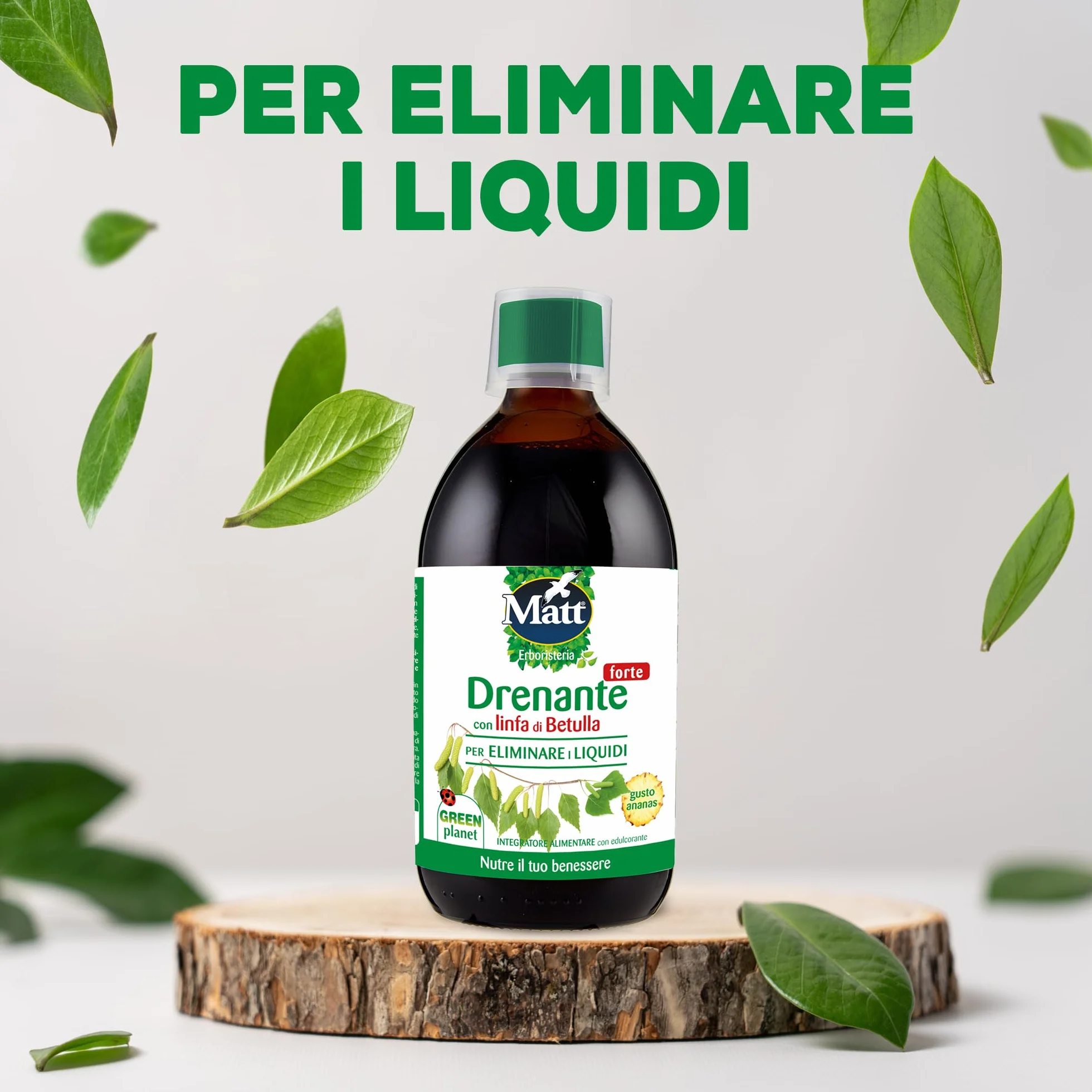 Matt Drenante Forte con Linfa di Betulla, 500ml