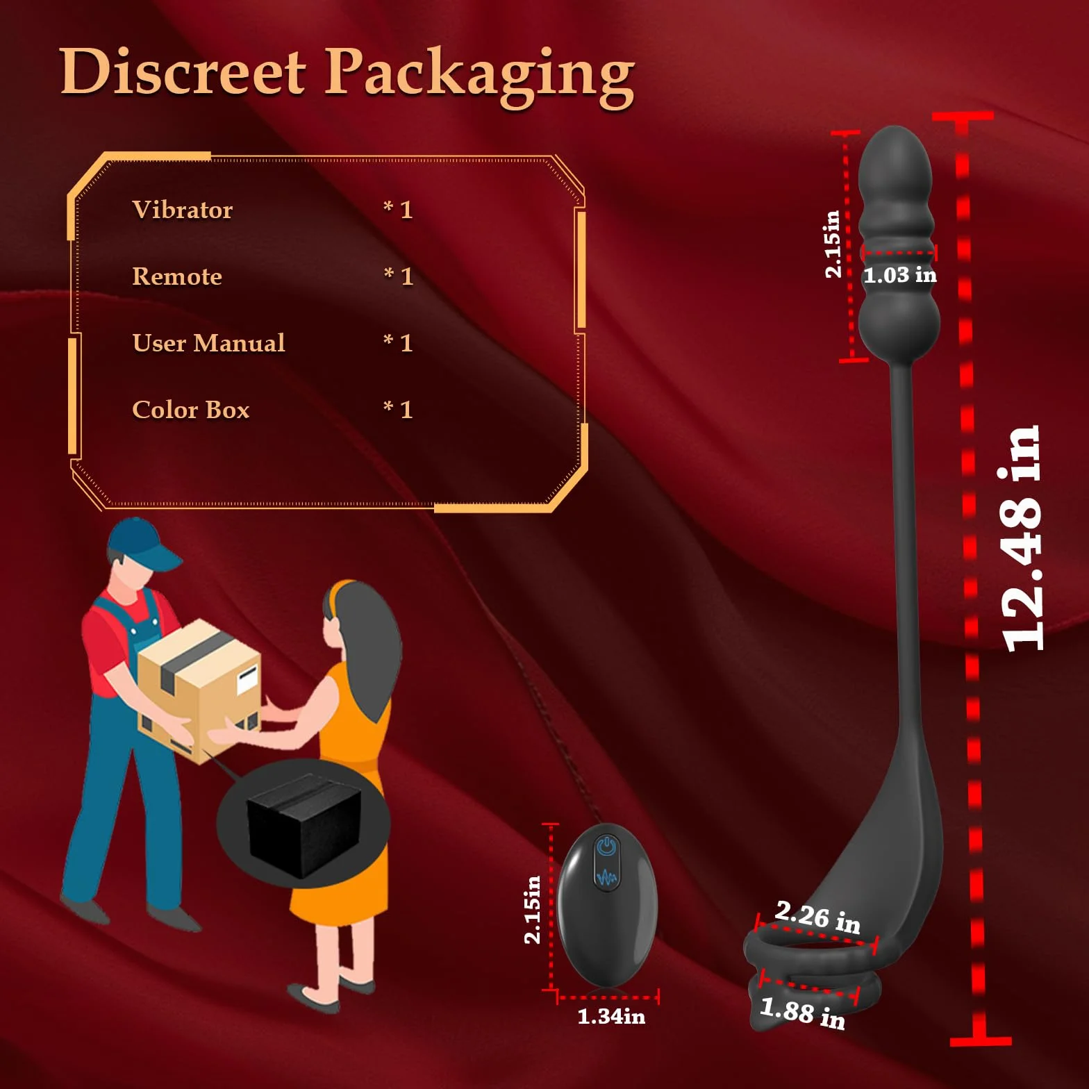 Thrusting Massaggiatori Prostata con Anelli per Uomo e Coppia, Vibratore Sex Toys per Stimolare il Anali Uomo, Medical Silicone Penis Ring con 9+9 Modalità, Morbido ed Elastico, Durevole (YDL-013)