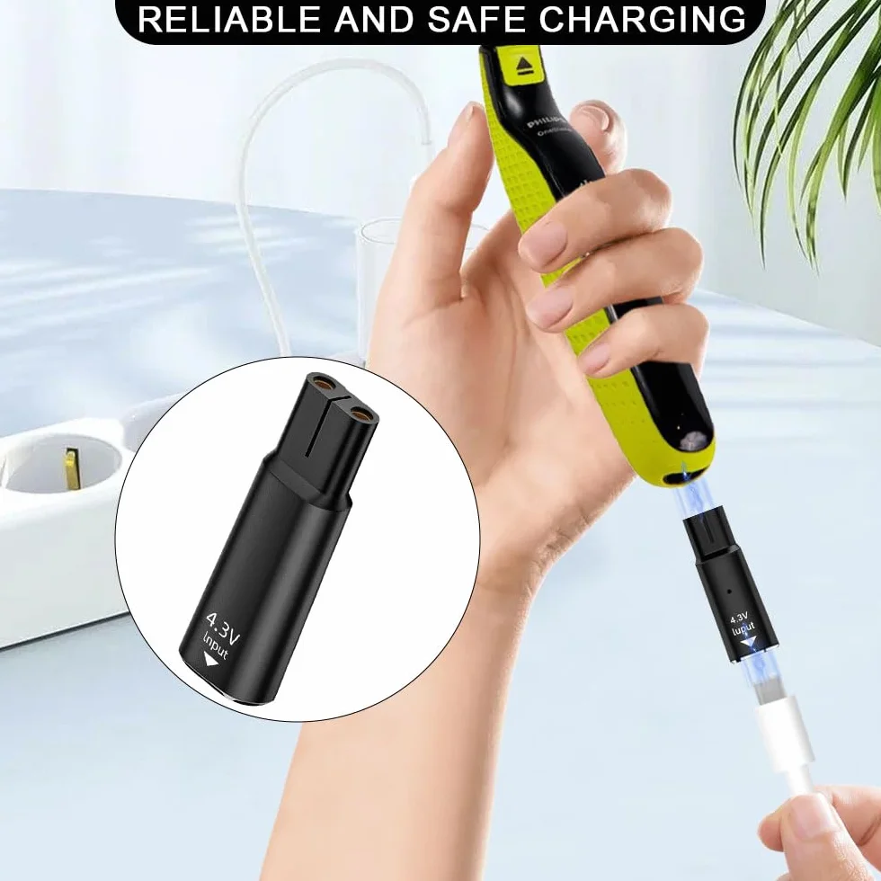 Philips Rasoio One Blade Sostituzione Caricabatterie 4.3V Type-C QP2520 QP2520/70 QP2520/72 QP2620