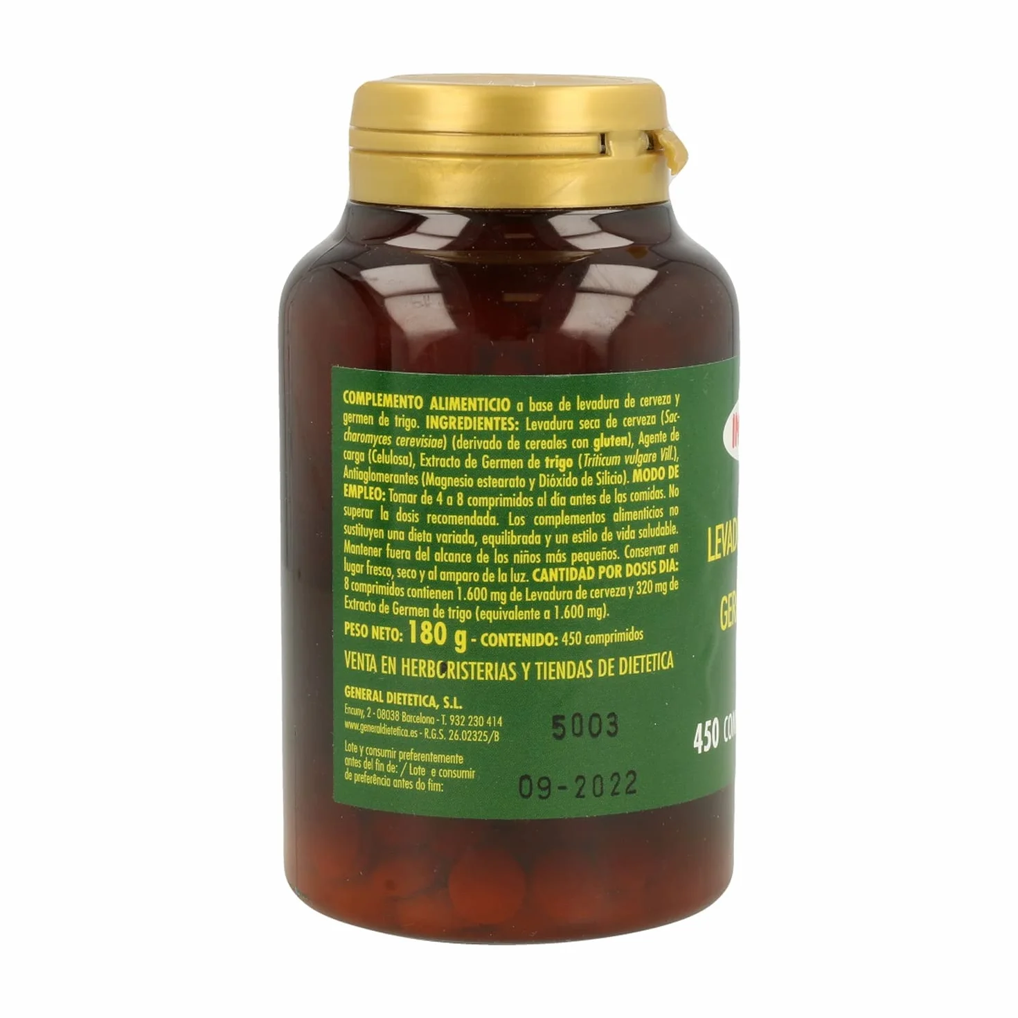 Lievito di birra germe di grano 450 compresse