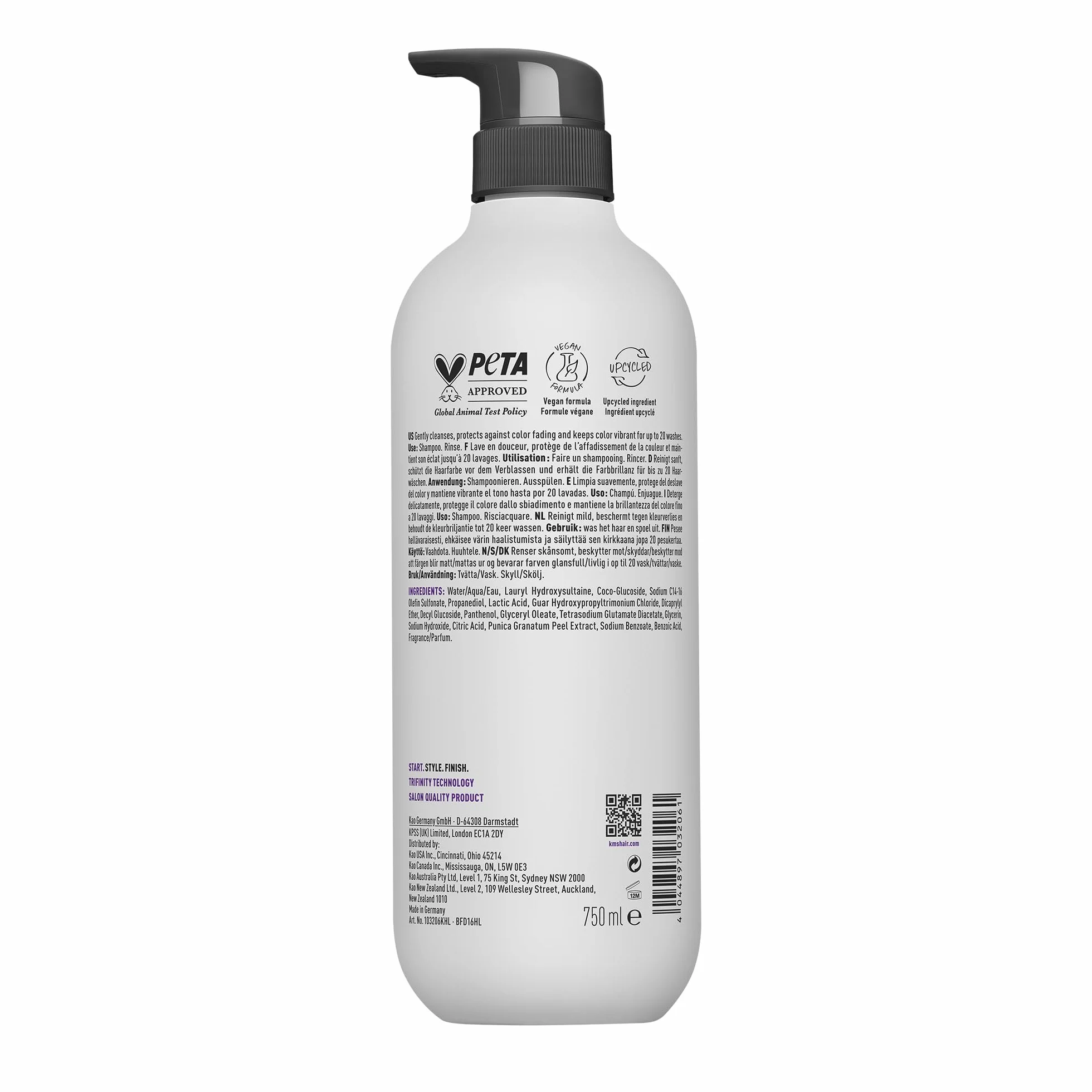 KMS ColorVitality Shampoo 750ml per Capelli Colorati