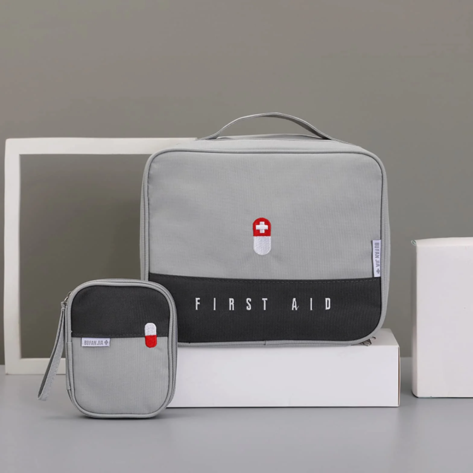 JOYBOY Kit di Pronto Soccorso Borsa Impermeabile Alta Capacità Porta Medicine da Viaggio