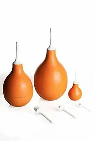 Peretta - Pera in gomma naturale con cannula rigida Nr 3 (115 ML) - Clistere