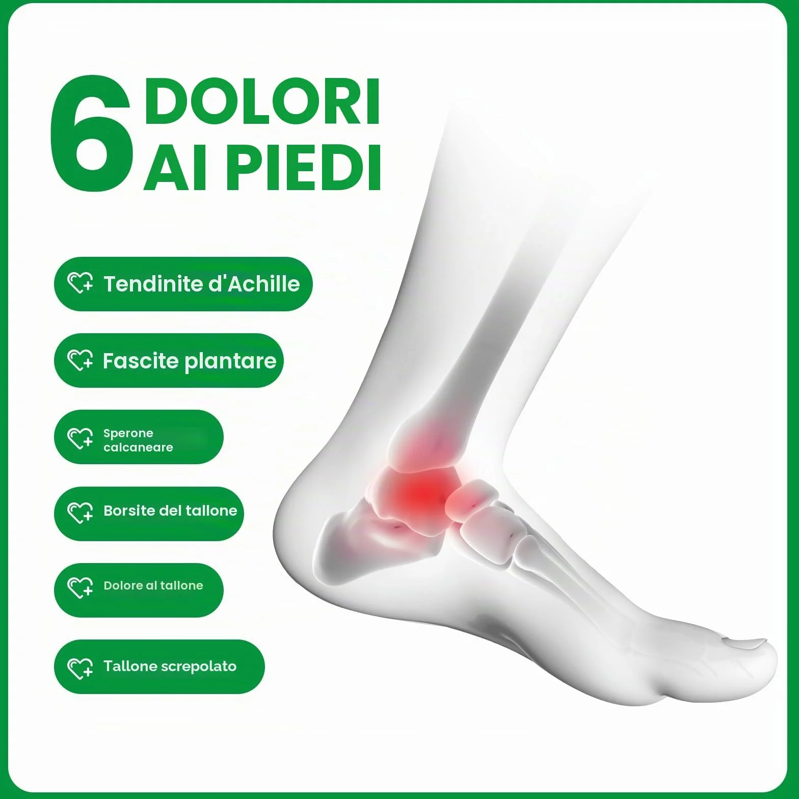 Protezioni per talloni fasciite plantare - Bukihome Tacco Coppe per Donne Uomini Tacchi Spur Dolore Relief - Inserti Tacco Pads per Achille Tendinite Tacco Secco Cracked, Nero, 42-47