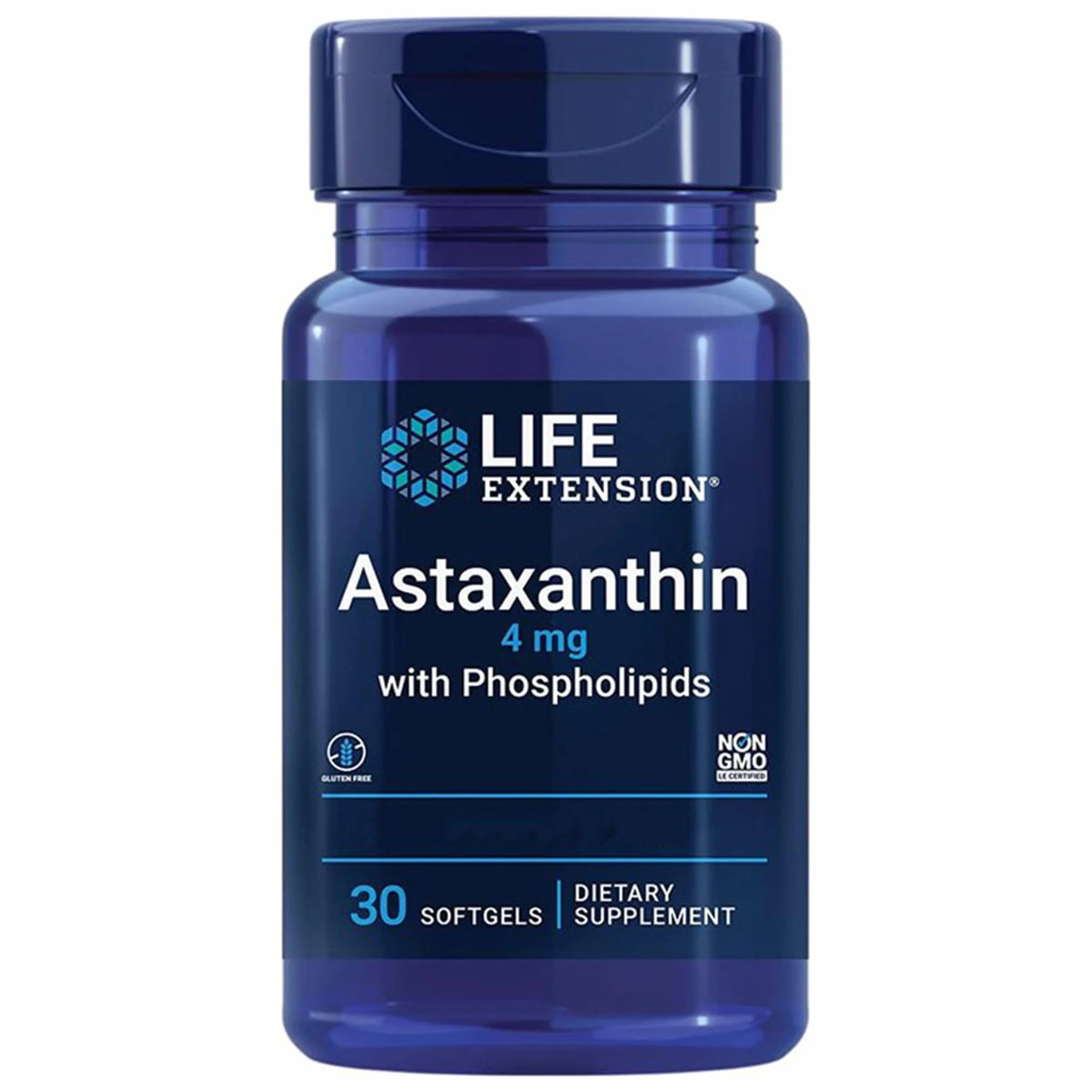 Life Extension Astaxantina 4mg con Fosfolipidi 30 Capsule molli