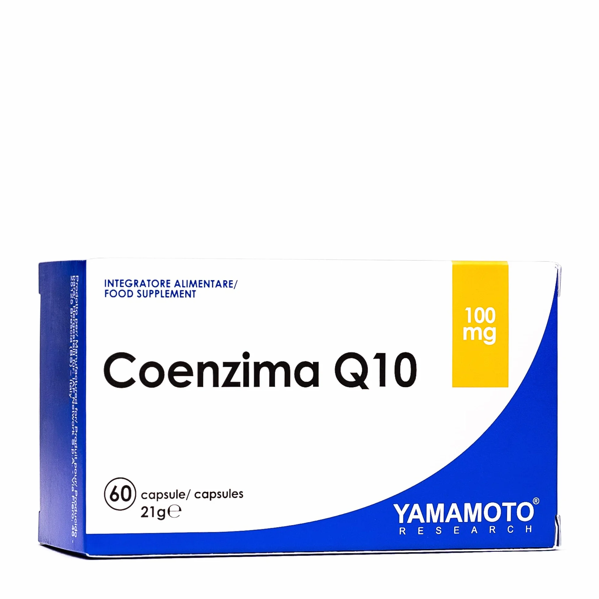 YAMAMOTO RESEARCH Coenzima Q10 60 capsule, integratore antiossidante antiaging per proteggere le cellule dallo stress ossidativo
