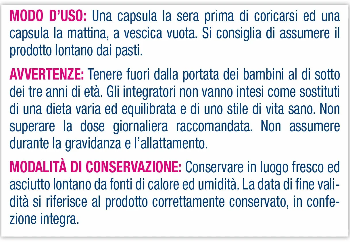 Cistit Act Forte Integratore Alimentare D-Mannosio Vitamina C Mirtilli Rossi 30 Capsule