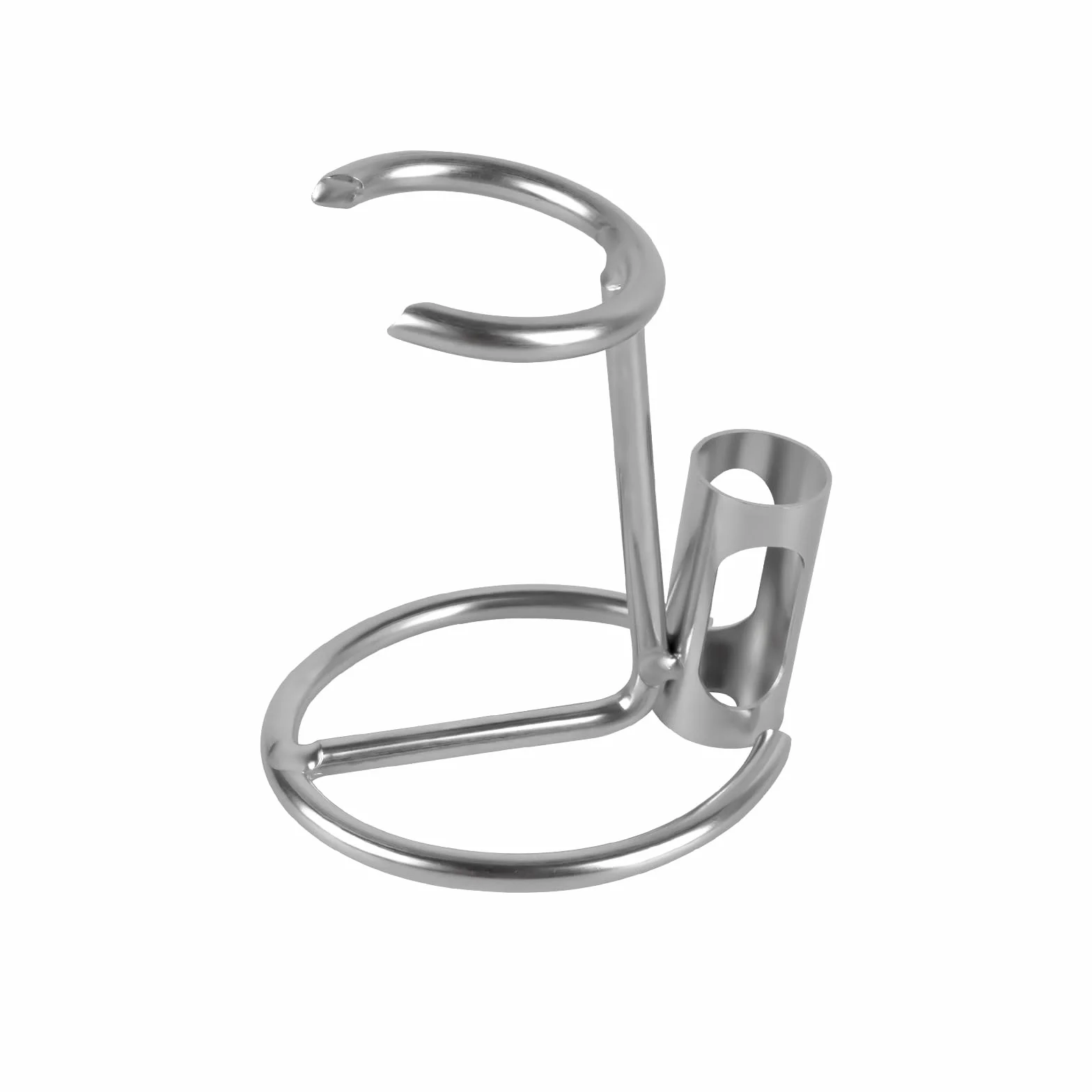 Linkidea Supporto per rasoio, supporto in acciaio inox per la cura della persona, accessori per il bagno e la doccia, compatibile con Merkur 34HD, lama Vikings (argento)