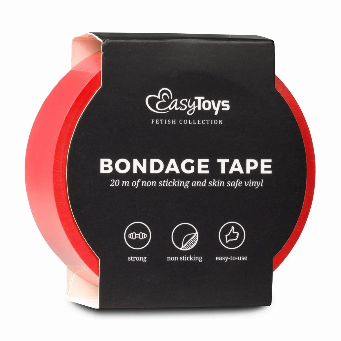 Easytoys Nastro Adesivo, Rosso - 182 gr