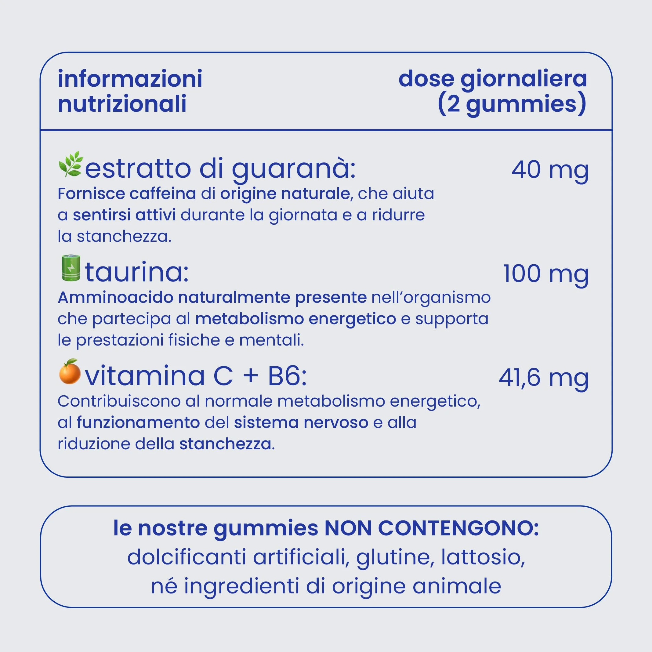 Gummies Caffeina Taurina Guaranà Energia Focus Mentale 60 Vegane Senza Zuccheri Gusto Limone Naturale Jelly Pills Sports
