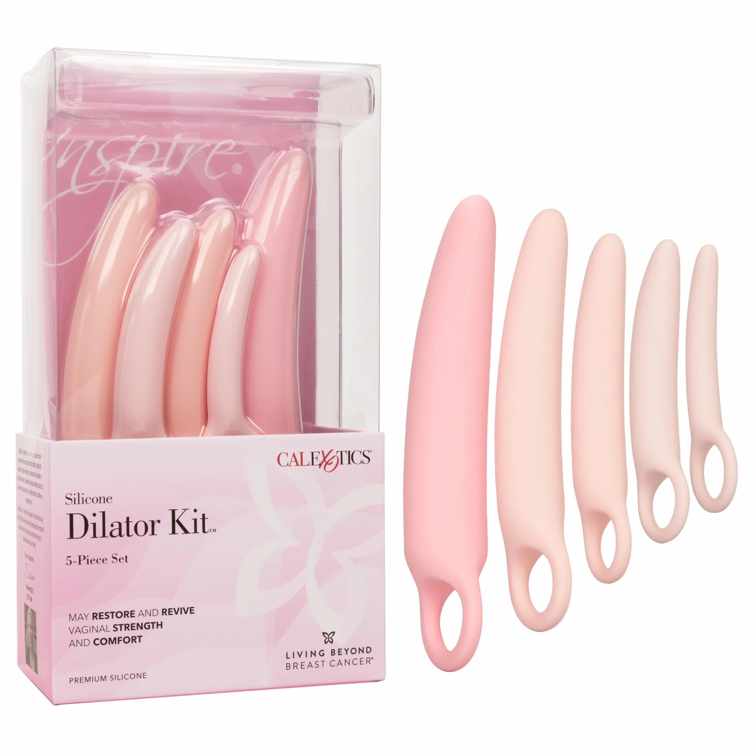 Inspire Sex Toys Silicone Dilator 5 Pcs Set