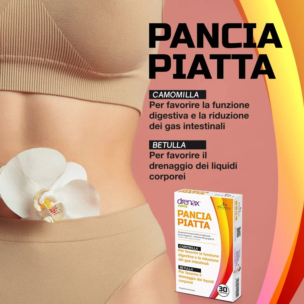 Drenax Forte Pancia Piatta Integratore Alimentare 30 compresse
