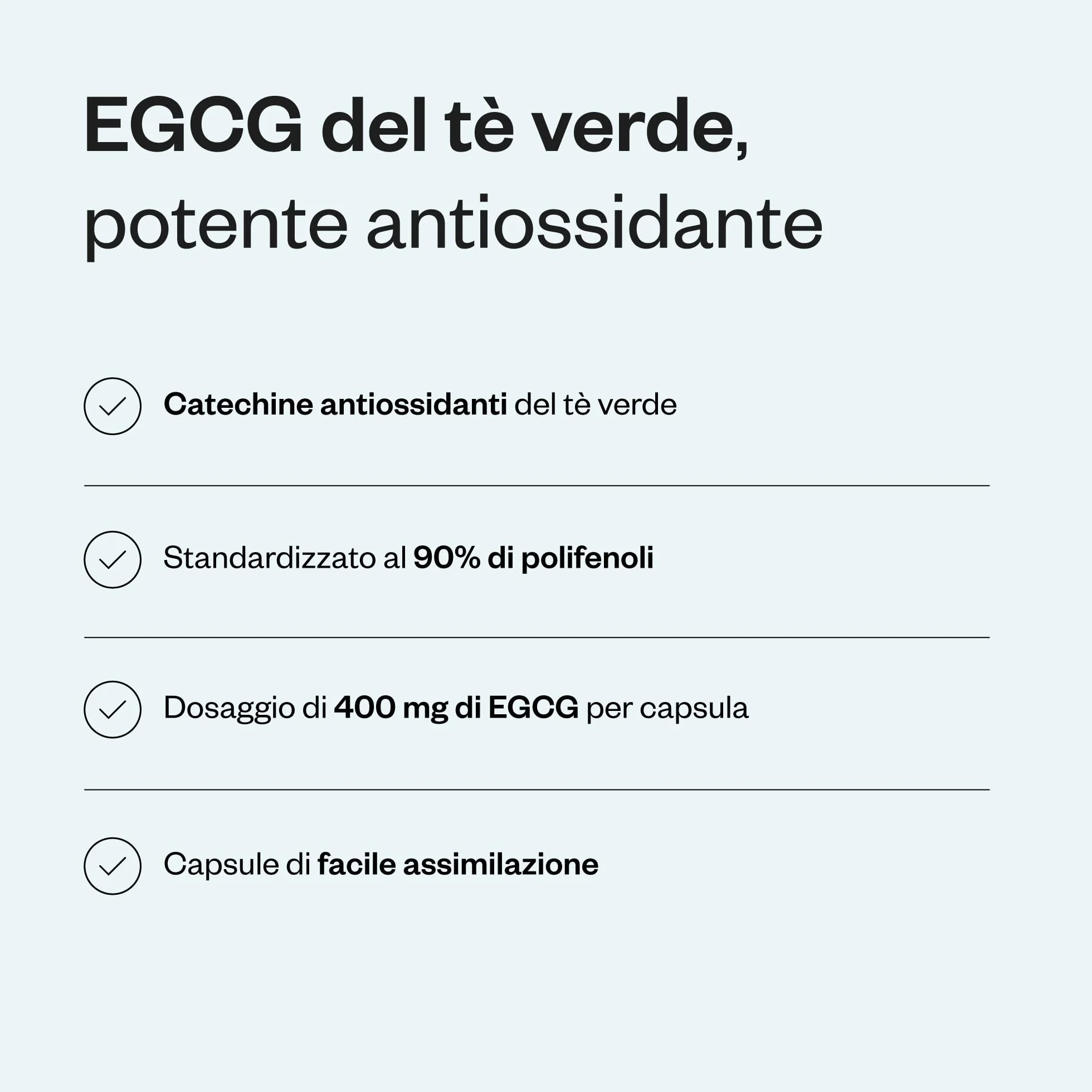 EGCG - Aiuta la digestione - Estratto di tè verde standardizzato al 70% EGCg - Vegano - Senza glutine - Supersmart