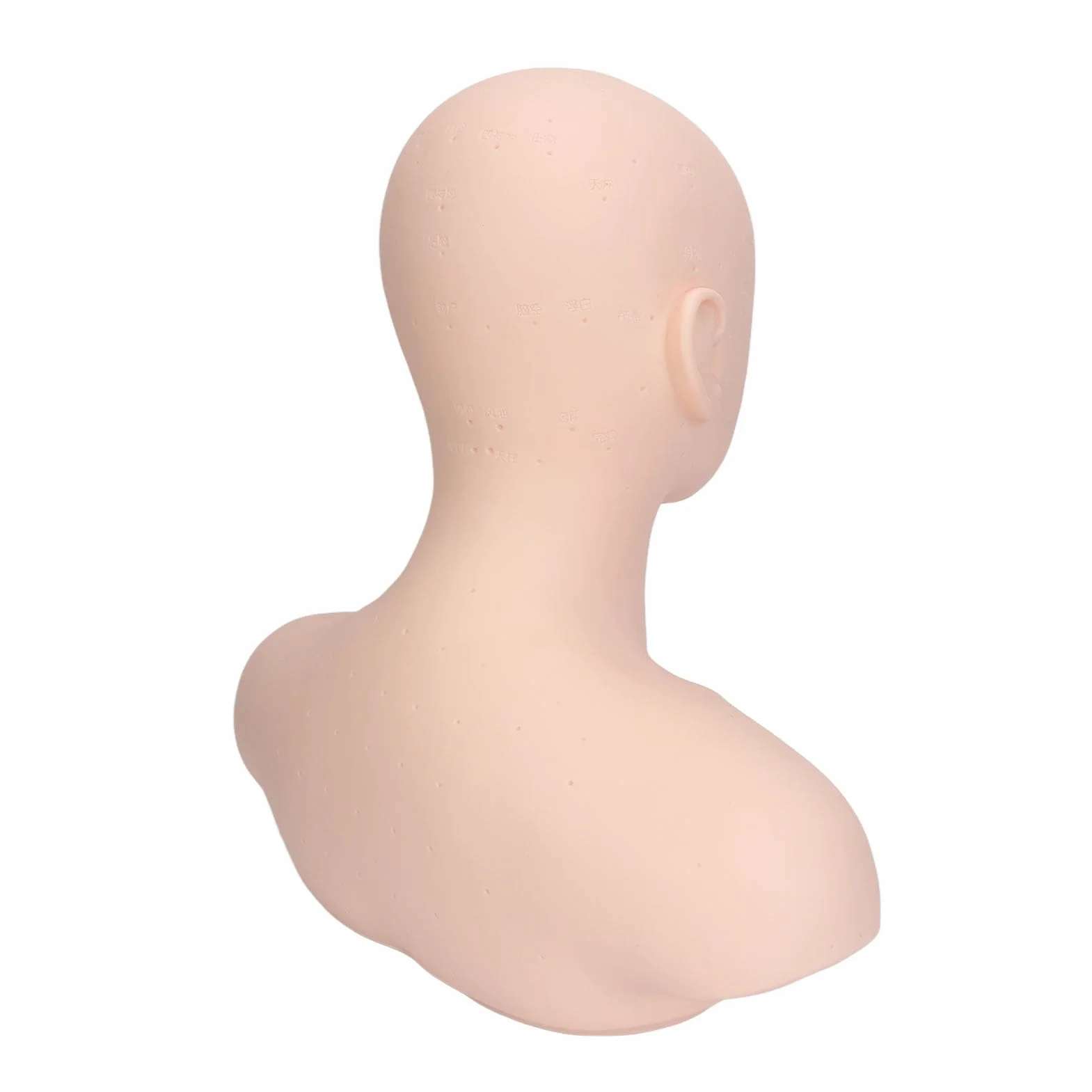 Manichino per allenamento pratica in PVC ad alta densità gomma con spalla per massaggio agopuntura cura bellezza