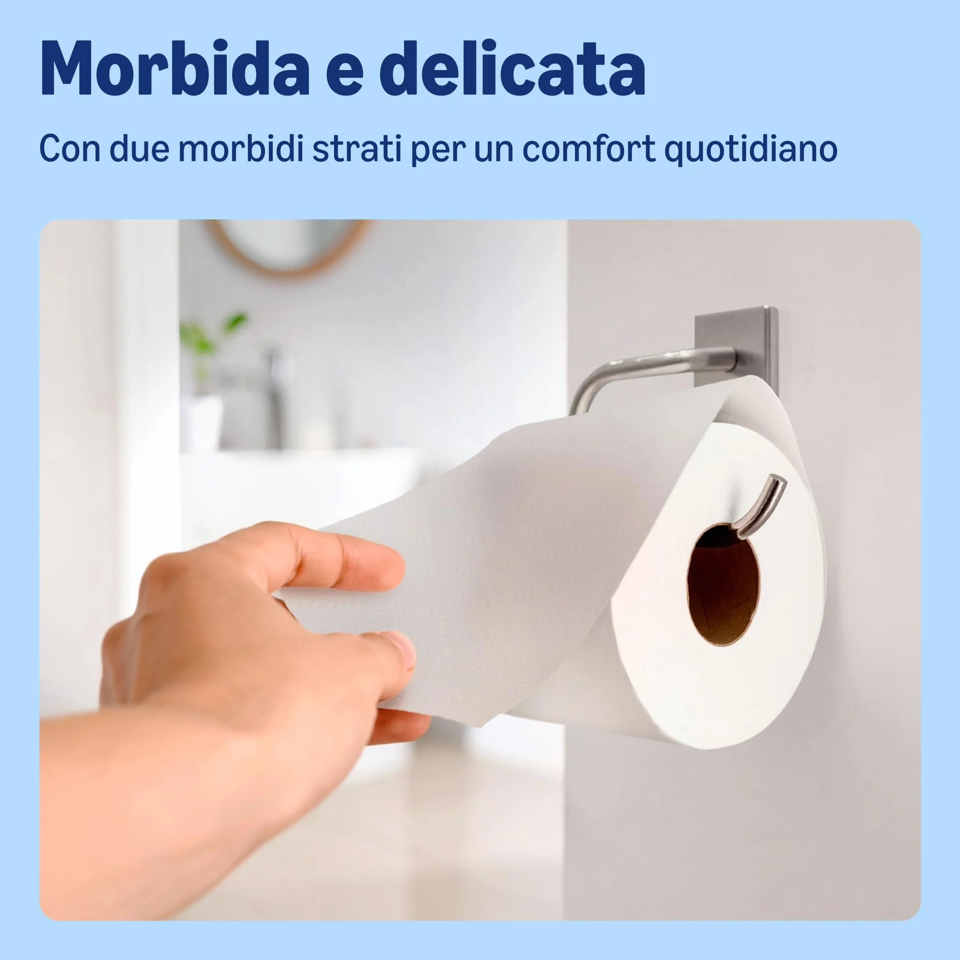 by Amazon Carta Igienica Morbida 2 Veli 9 Rotoli 210 strappi FSC
