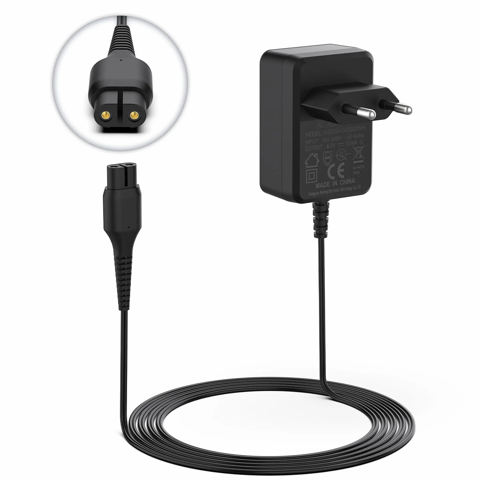 shefor Caricatore per Philips OneBlade QP2520 QP2570 QP2620 MG3730 MG3720 MG5720 MG5730 BT3208 BT3206 4.3V