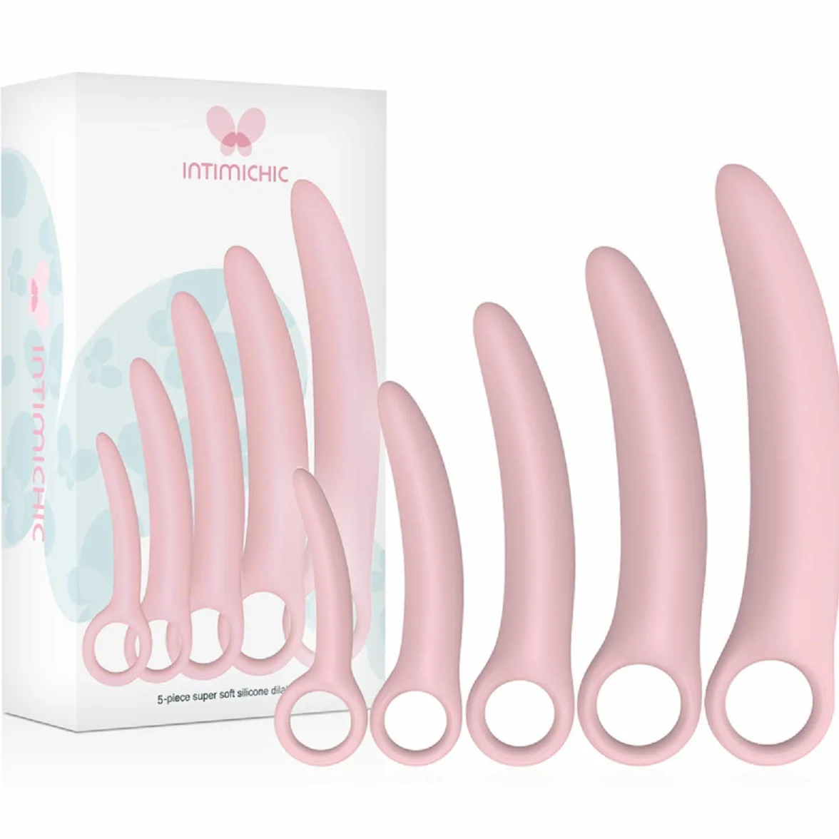 Dilatatore silicone set 5 pezzi