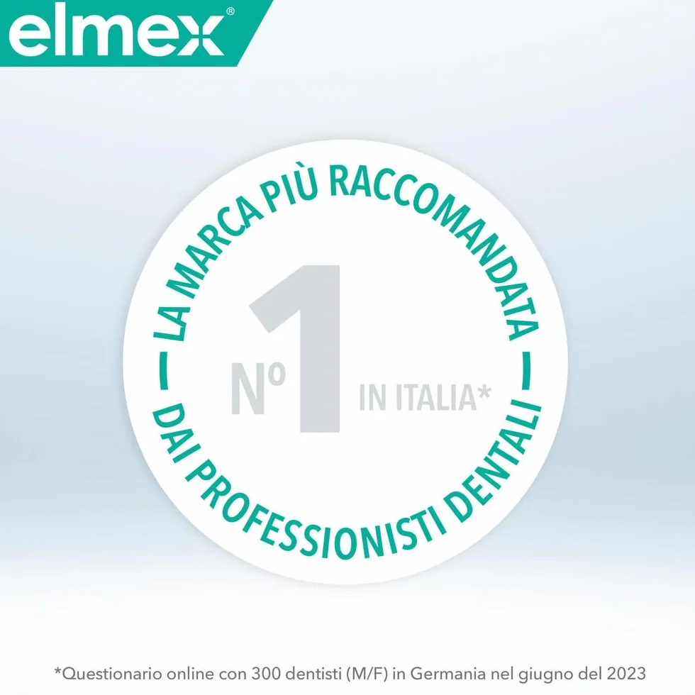elmex Collutorio Sensitive 400ml Protezione Extra Denti Sensibili Carie Radicolare Con Fluoruro Amminico Tripla Azione 0% Alcohol