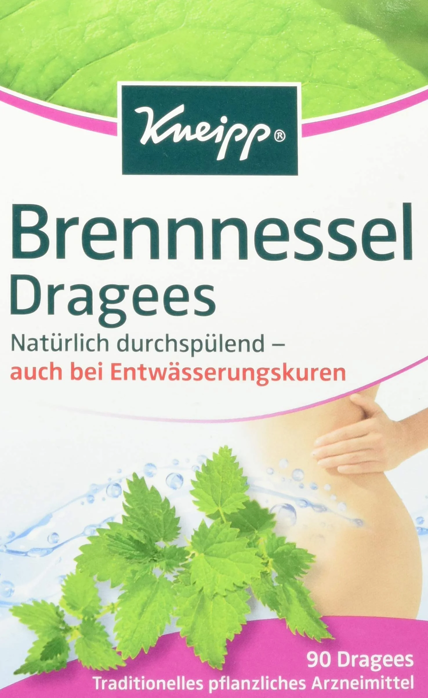 Kneipp Brennnessel Dragees 90 pz natürlich durchspülend