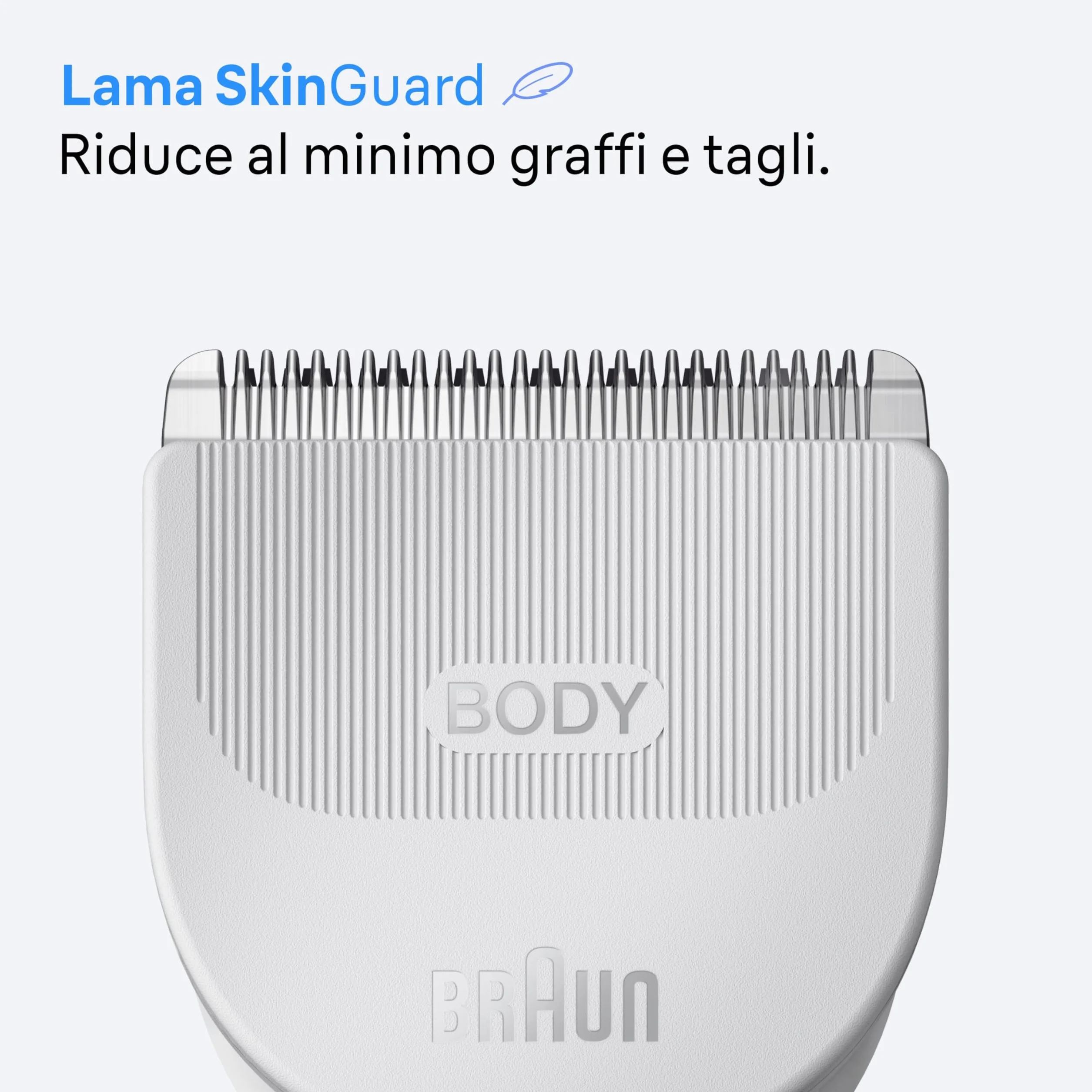 Braun Series 3 Rasoio Elettrico Corpo Uomo con Skinguard, Impermeabile, 80 Min Utilizzo, Grigio