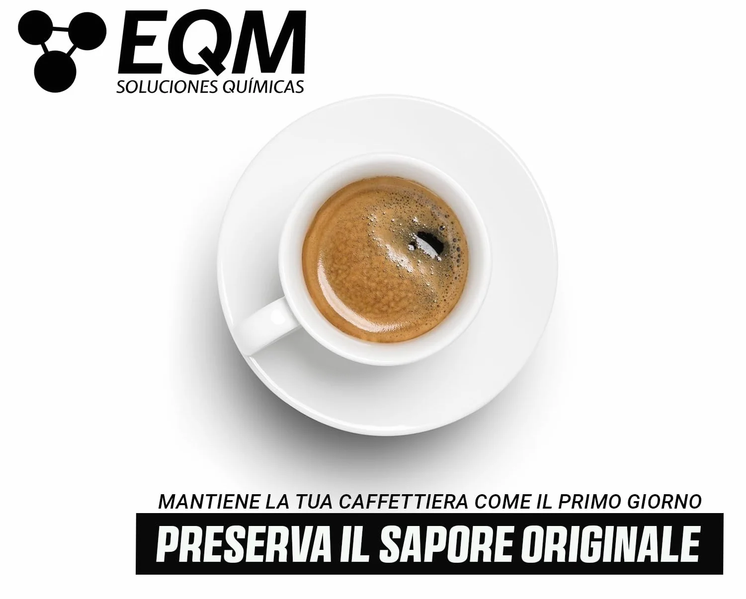 EQM Decalcificante per Macchine da Caffè 5L 100% Origine Naturale