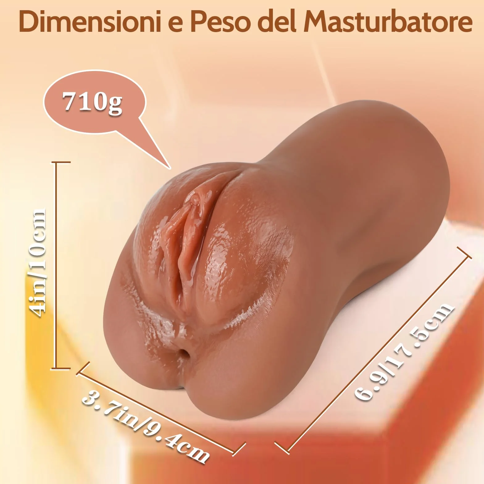Sex Toys Masturbtore per Uomini Realistico - 710g Masturbatori Maschili 3D con Stretto Anale e Vagina Realistica Sex Toy Masturazione Realistico Uomo Vagina Finta Sex Toysper per Uomini Giochi Rrotici