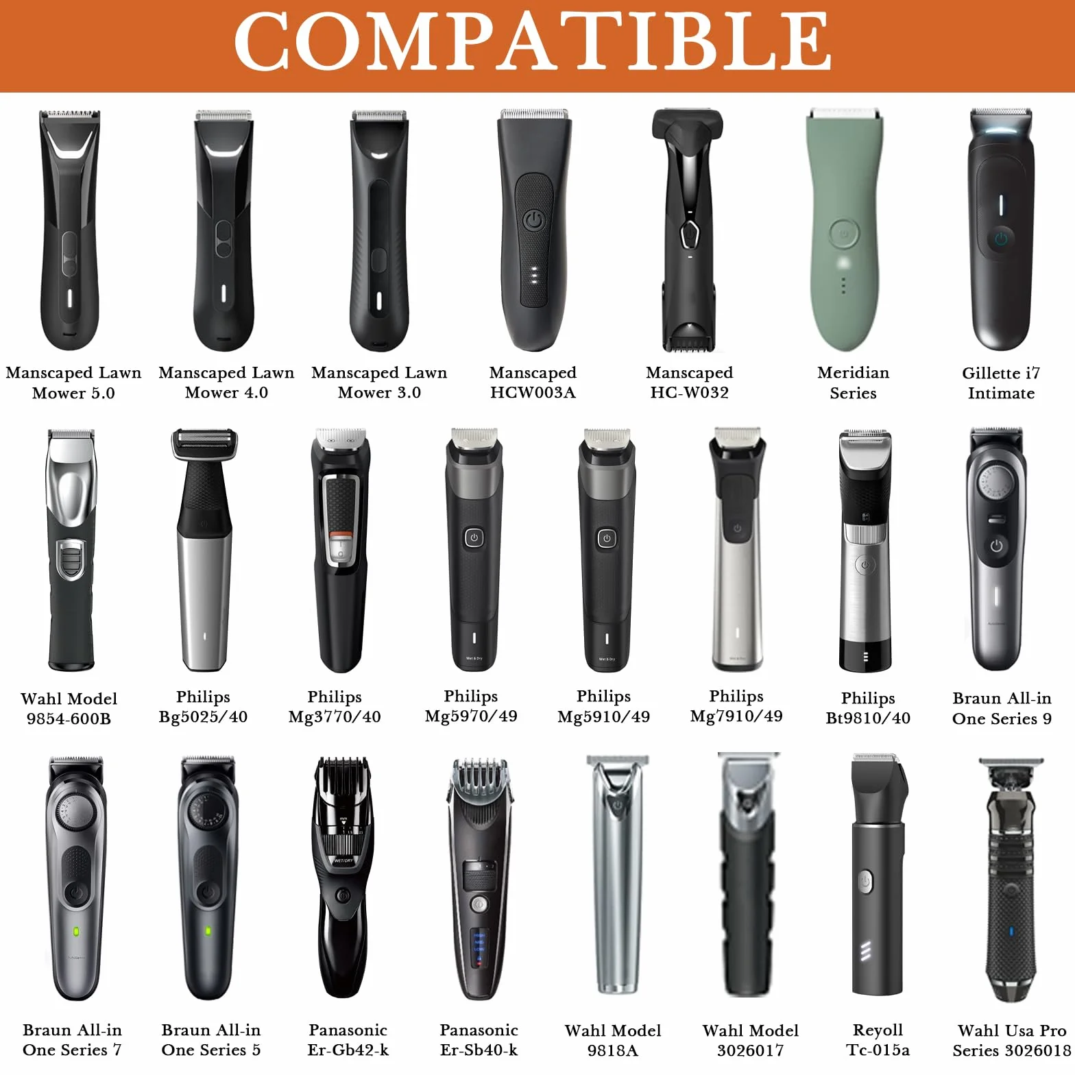 Linkidea Custodia da viaggio da uomo, compatibile con Philips Multigroom Series 5000, 7000, BG3740/40, MG7910/49, MG5910/49, custodia da viaggio per regolabarba (nero)