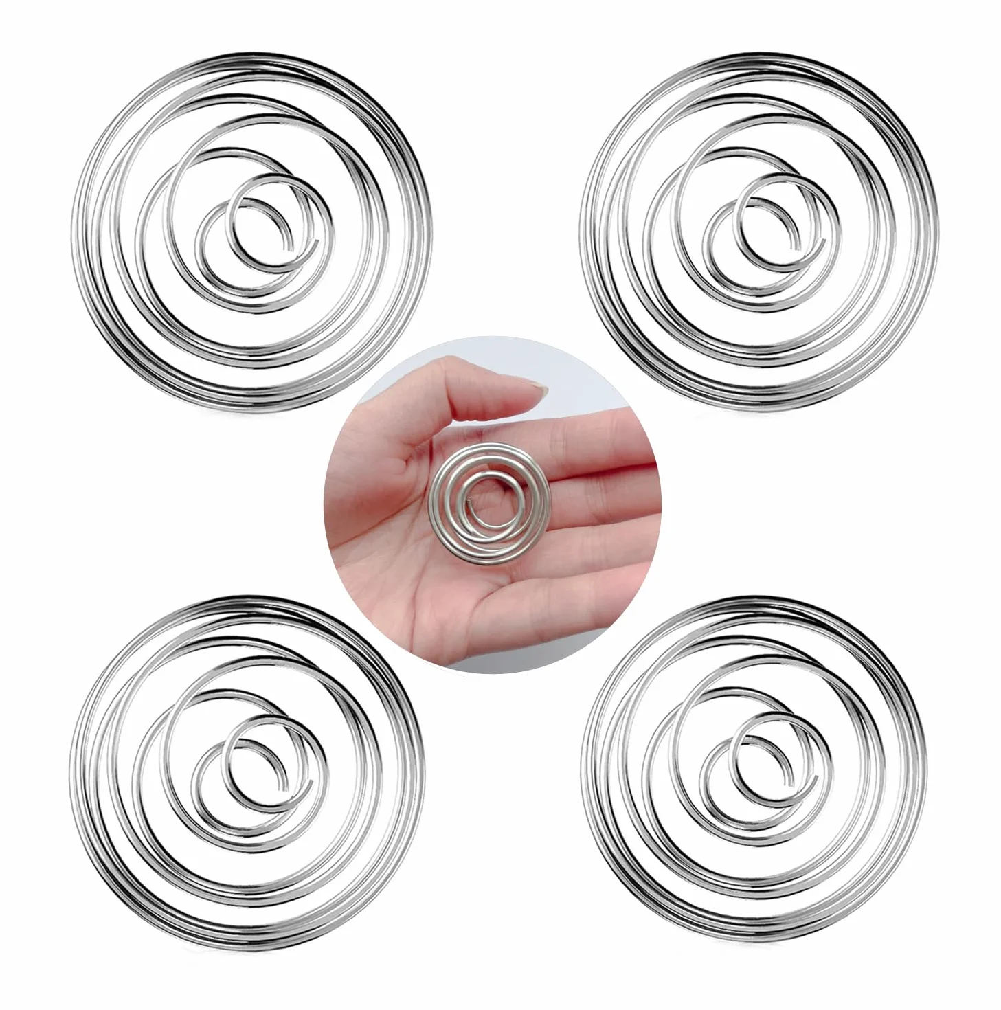 4 Pz Piccolo Miscelatore Sfera In Acciaio Inox,Imballaggio Portatile In Alluminio,Miscelatore Metallo Molla Per Bottiglia Tazza,Protein Shaker Sfera,shaker Per Proteine(3,1 * 2,8 cm)