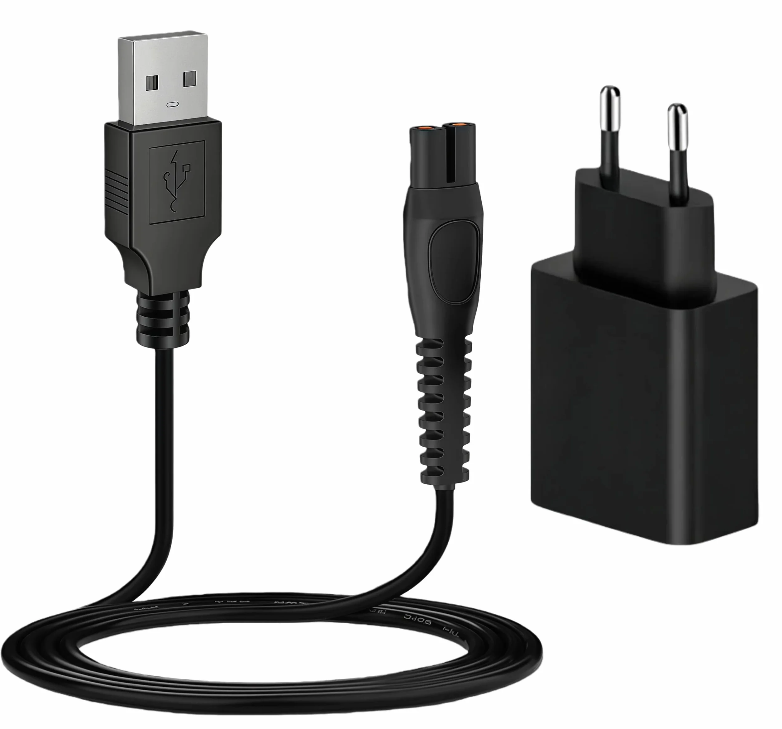 Philips OneBlade Pro 360 QP2724 QP2834 USB 5V Cavo di Ricarica con Adattatore
