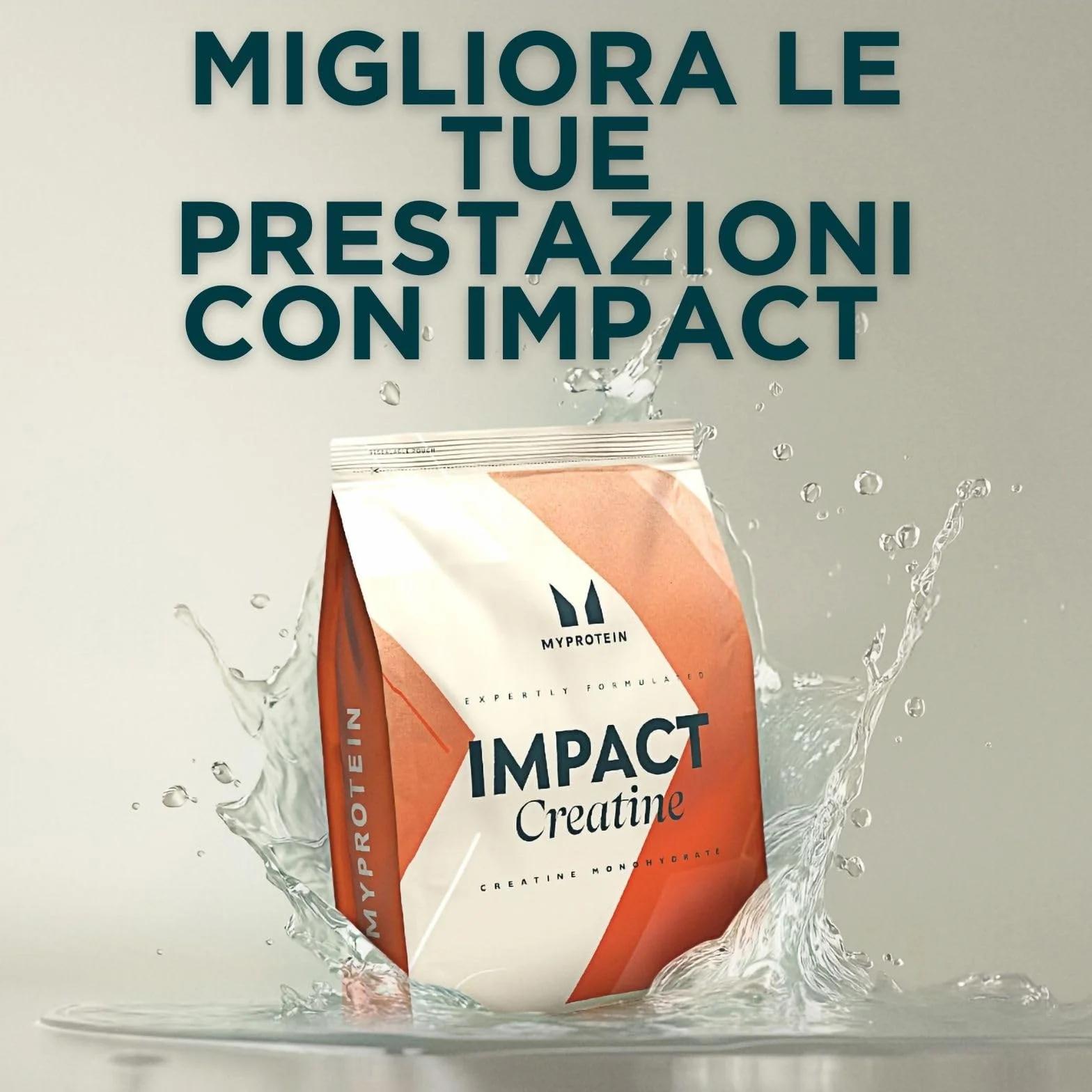Myprotein Impact Creatina Monoidrato Senza Aroma 500 g 147 Porzioni Micronizzata