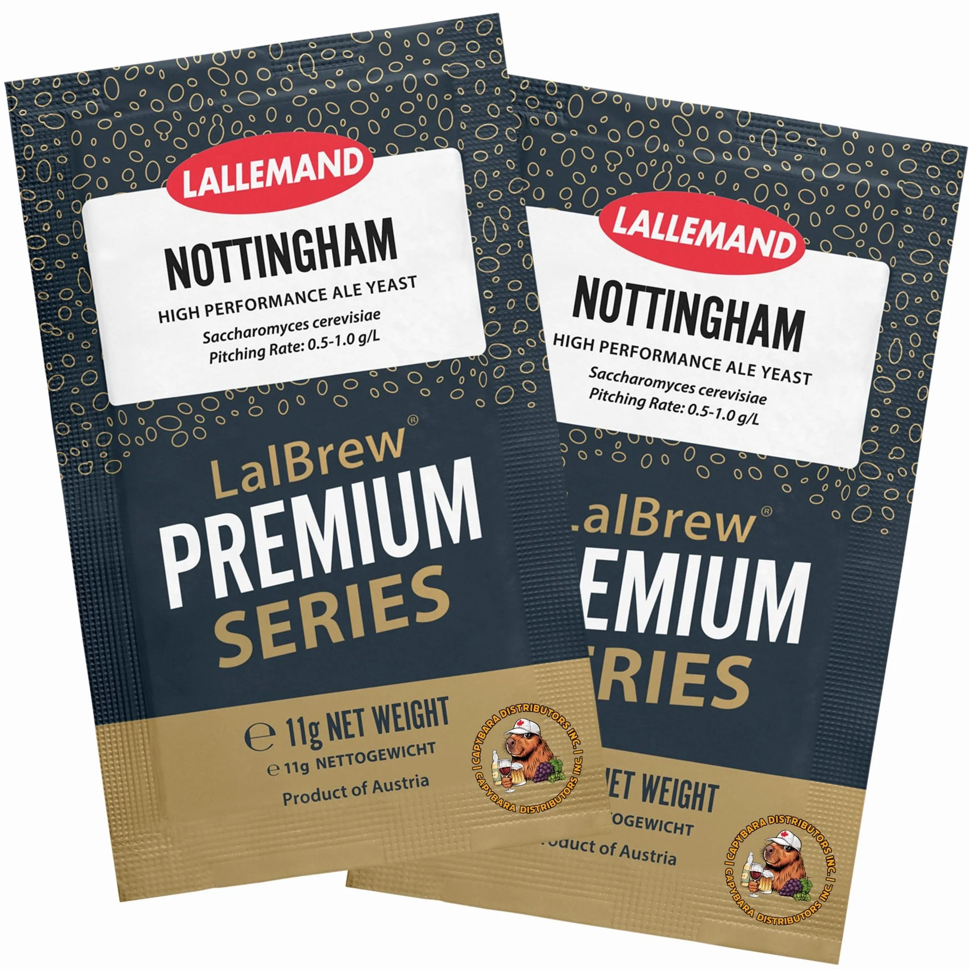 LalBrew Nottingham Lievito per Birra 2 x 11 g Saccharomyces cerevisiae