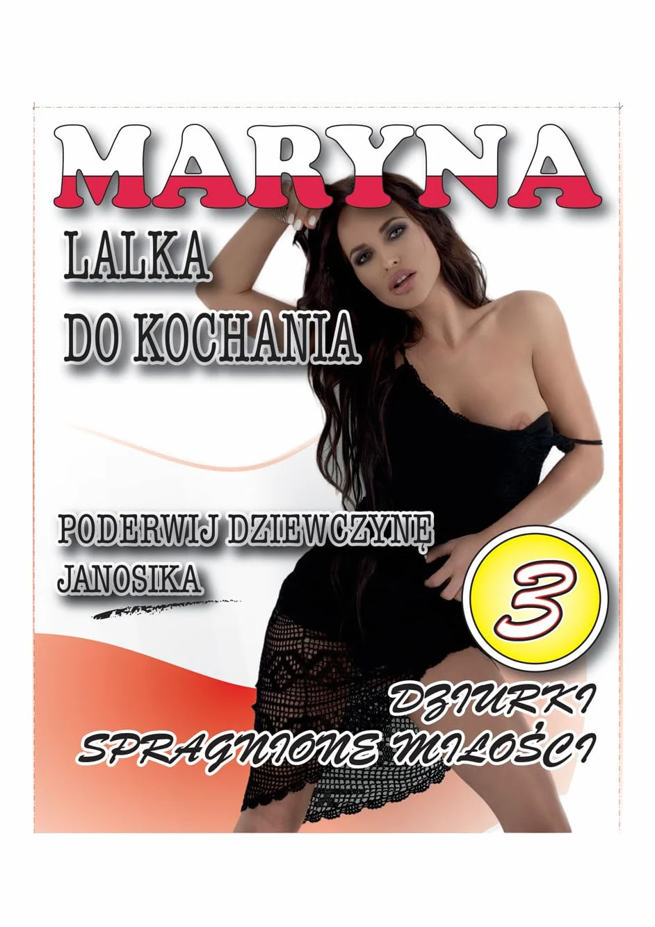 MARYNA LOVE DOLL BAMBOLA SESSUALE GONFIABILE BIANCA MORA POLACCA GRANDEZZA REALE 3 FORI