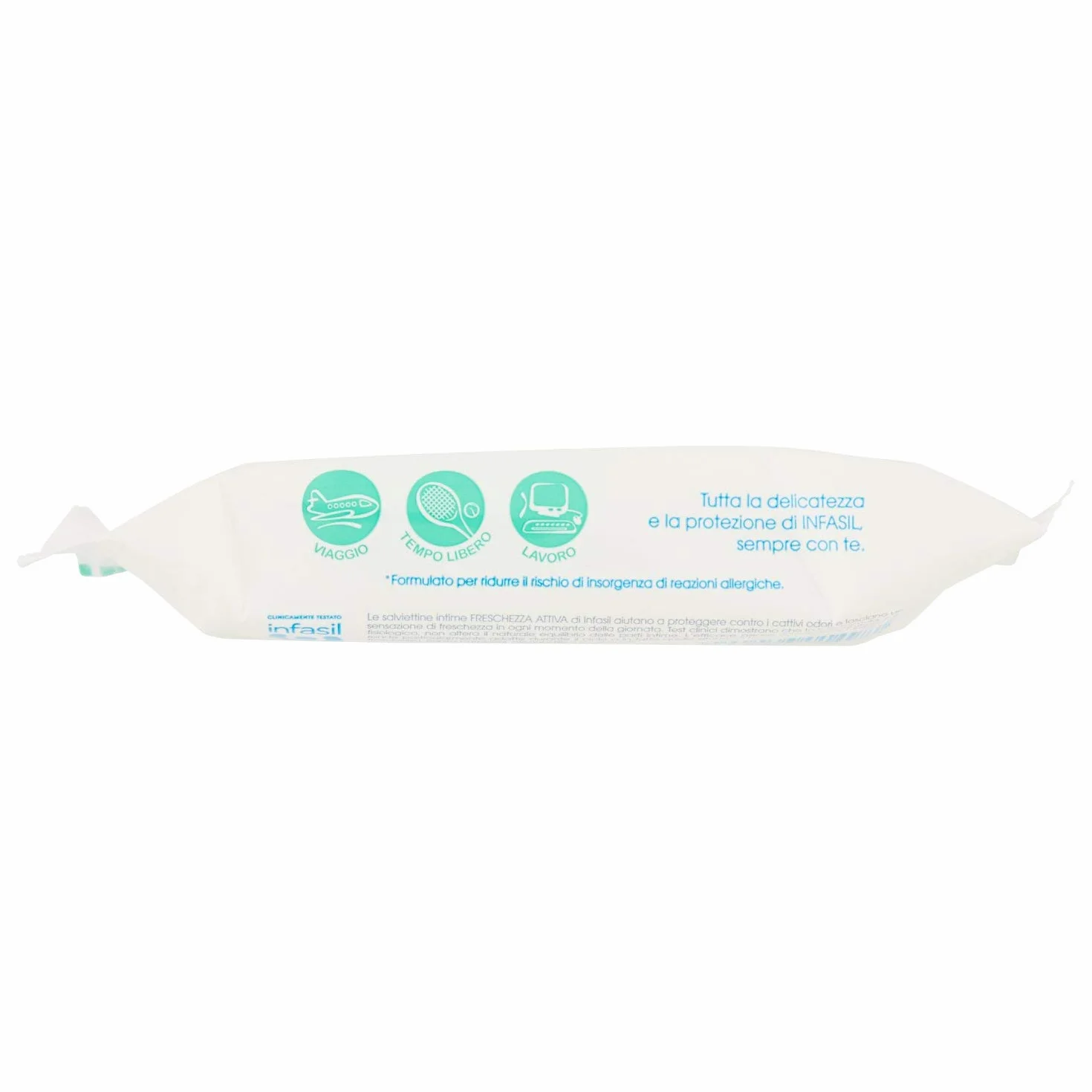Infasil Salviette Intime Freschezza Biodegradabili pH 5.0 Antiodore Rinfrescante
