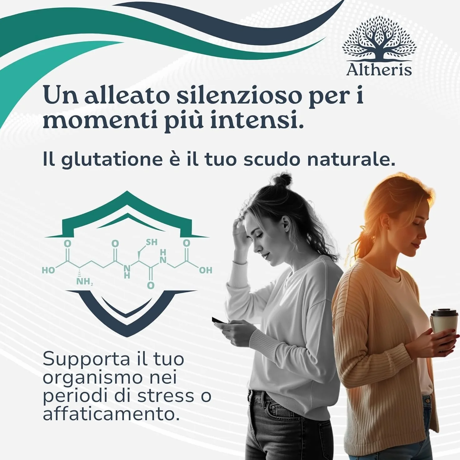 Glutatione Forte 240 Compresse 250mg con Nac N-Acetil-Cisteina, Vitamina C e Cardo Mariano - Potente Antiossidante Integratore Detox Anti-Age