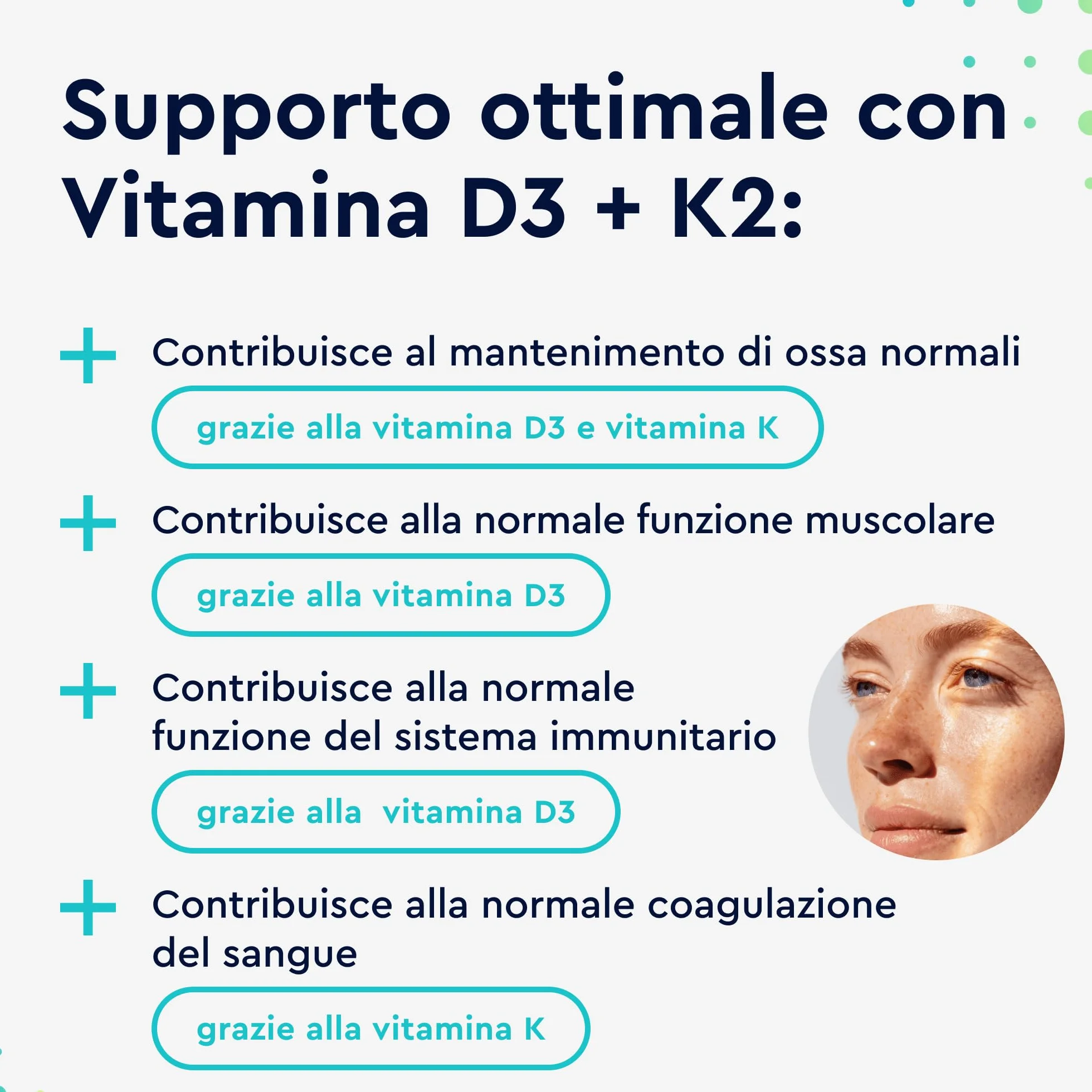 Vitamina D3 + K2 ad alto dosaggio - 200 compresse - Premium: K2VITAL® di Kappa - 99,7% di vitamina K2-MK7 trans + 2000 UI di D3 (1 ogni 2 giorni) - Prodotto di Germania analizzato in laboratorio
