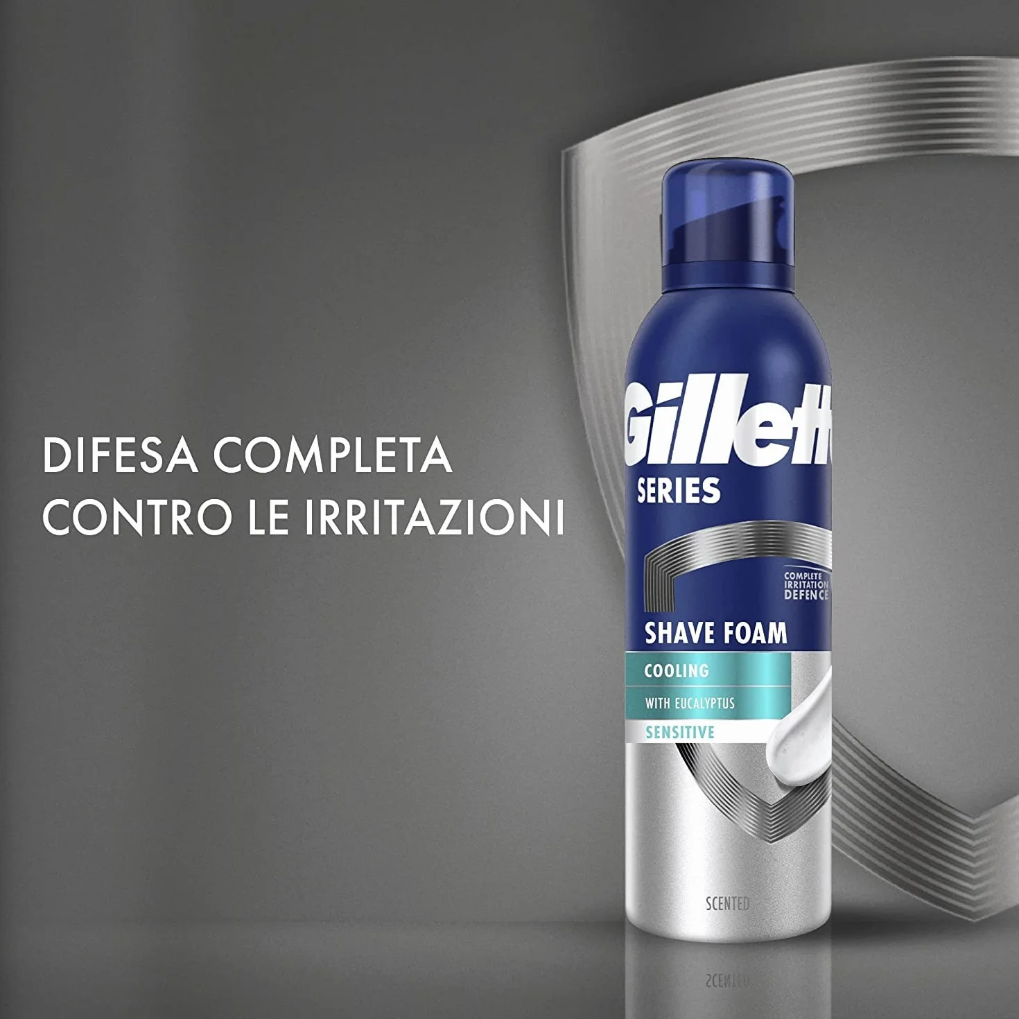 Gillette Series Schiuma da Barba Rinfrescante Eucalipto 250ml X6