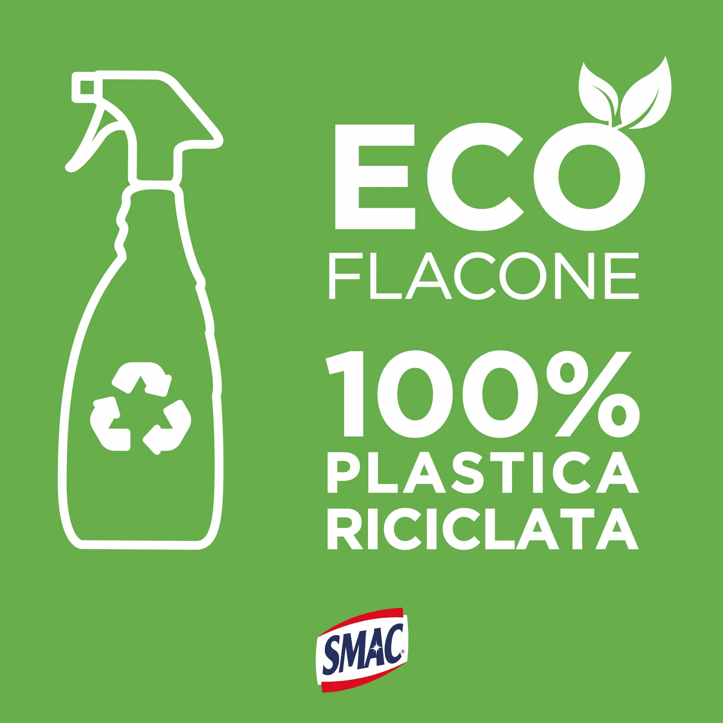 Smac Sgrassatore Scioglicalcare Detergente Spray Multisuperficie Anticalcare 650 ml x 12 Pezzi