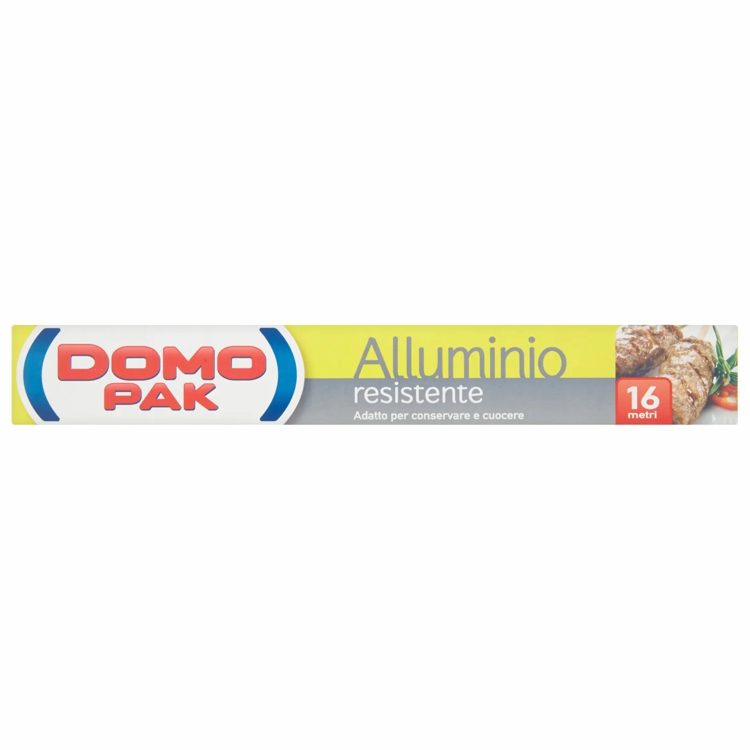 Domopak - Alluminio, Resistente Adatto Per Conservare e Cuocere - 16 Metri