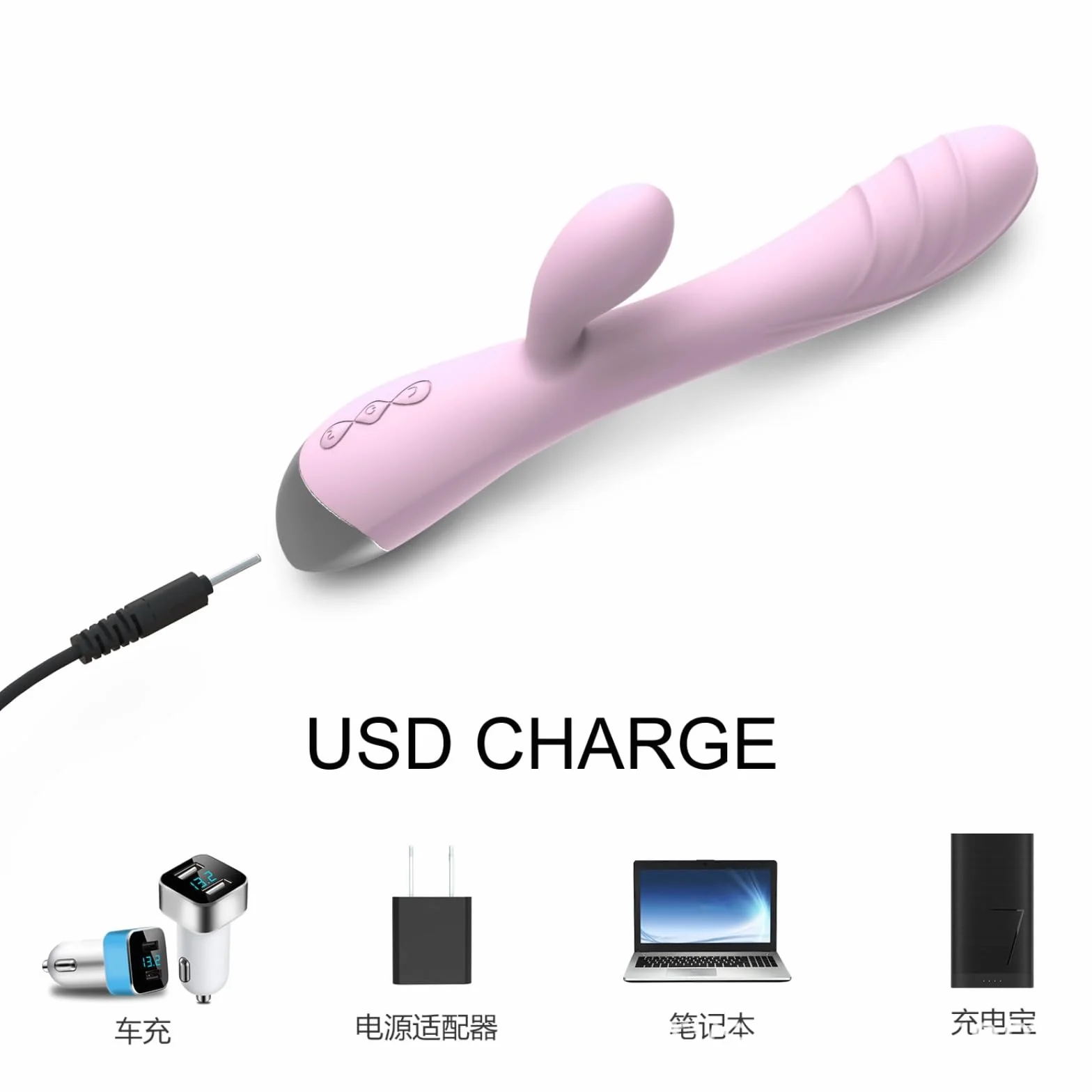 vibratore 10 velocità vibratore clitoride ricarica USB riscaldamento donna clitoride dildo giocattoli del sesso toccare clitoride prodotti per adulti
