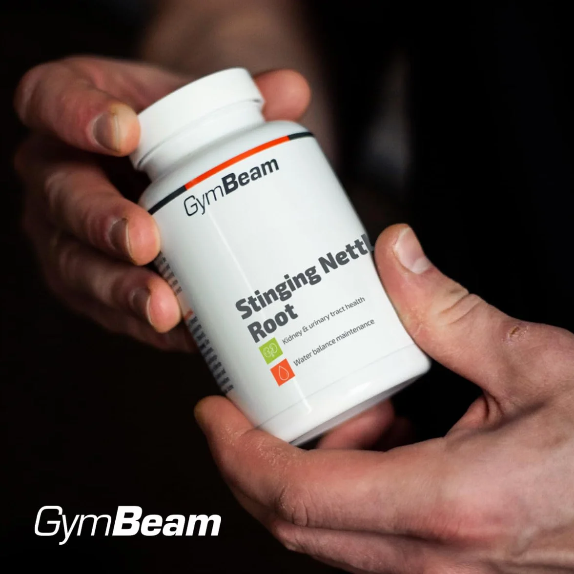 GymBeam Estratto di Radice di Ortica 90 cps 500 mg 10:1 Supporto Salute Muscolo-Scheletrica Cardiovascolare