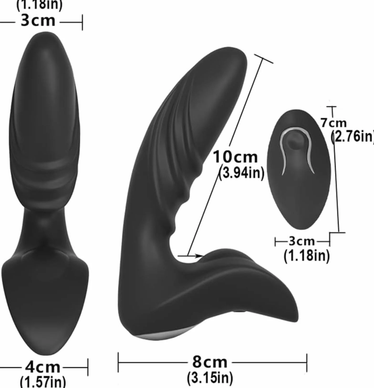 Massaggiatore della Prostata, Spina del Culo Anale Uomini Masturbatore Uomini Wireless Telecomando Massaggiatore della Prostata