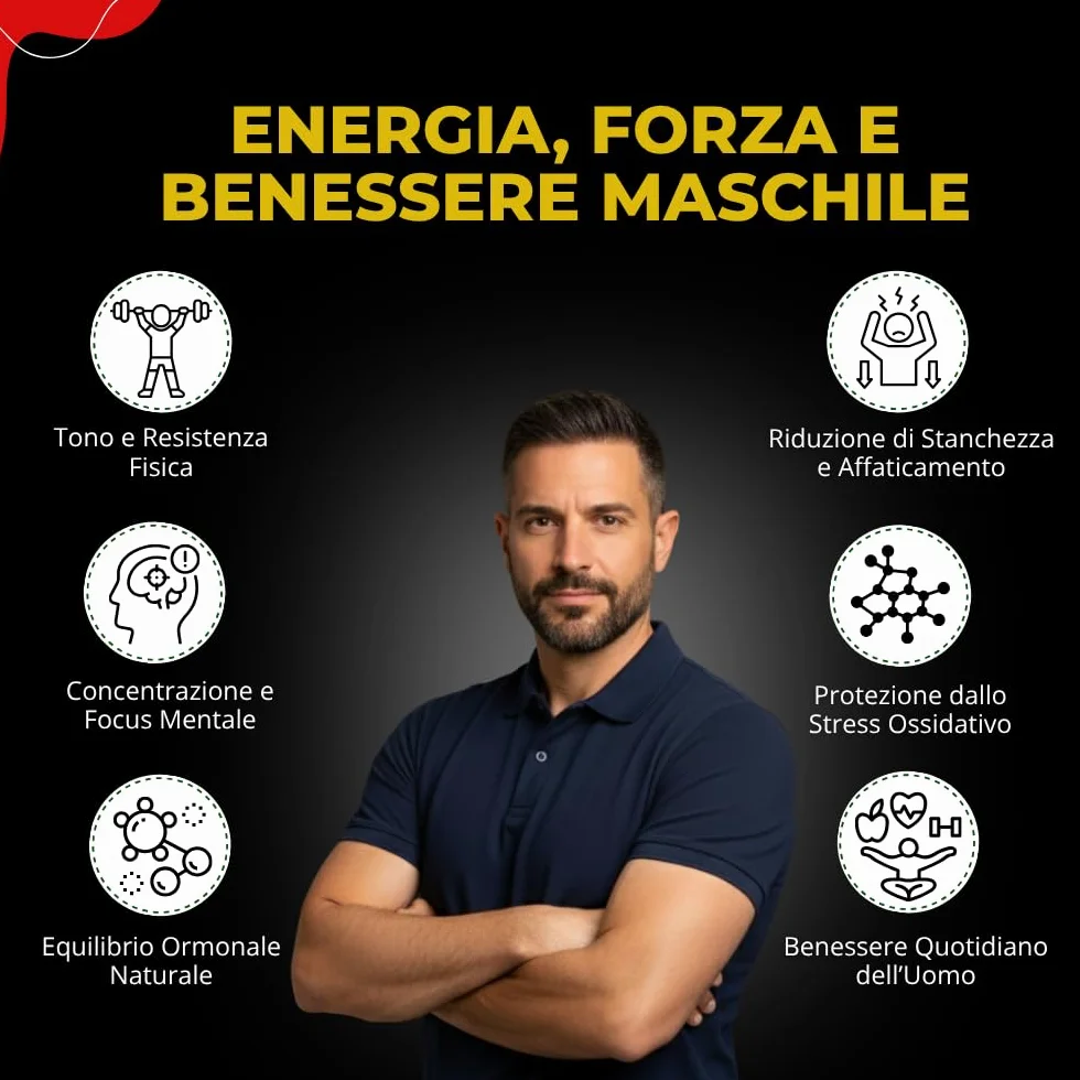 Royal Nutraceutici Integratore Prostata Uomo Tribulus Terrestris Maca Peruviana Vitamina C Zinco 120 Capsule